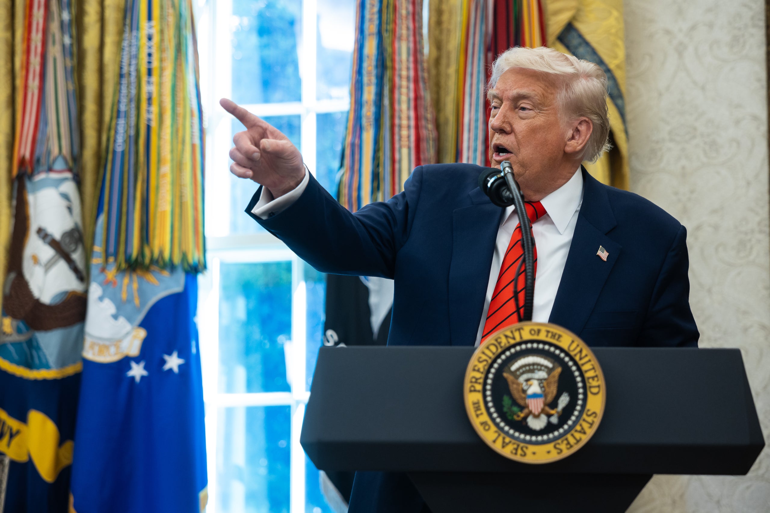 El president dels Estats Units, Donald Trump, al Despatx Oval / Europa Press / Francis Chung - Pool via CNP
