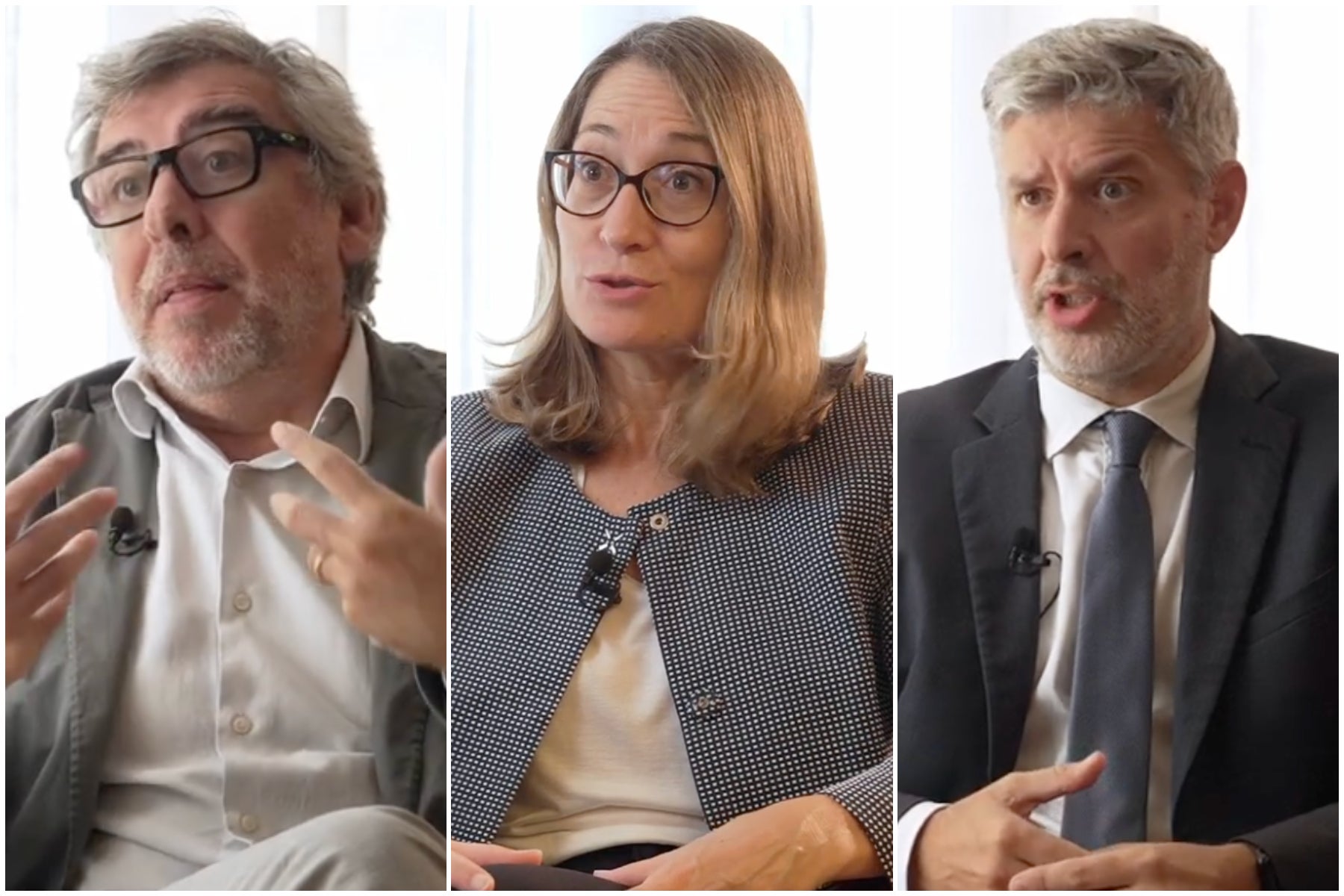 Jordi Pina, Marina Roig i Andreu Van den Eynde