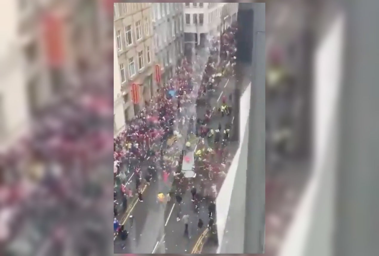Un vídeo del atropello de Liverpool