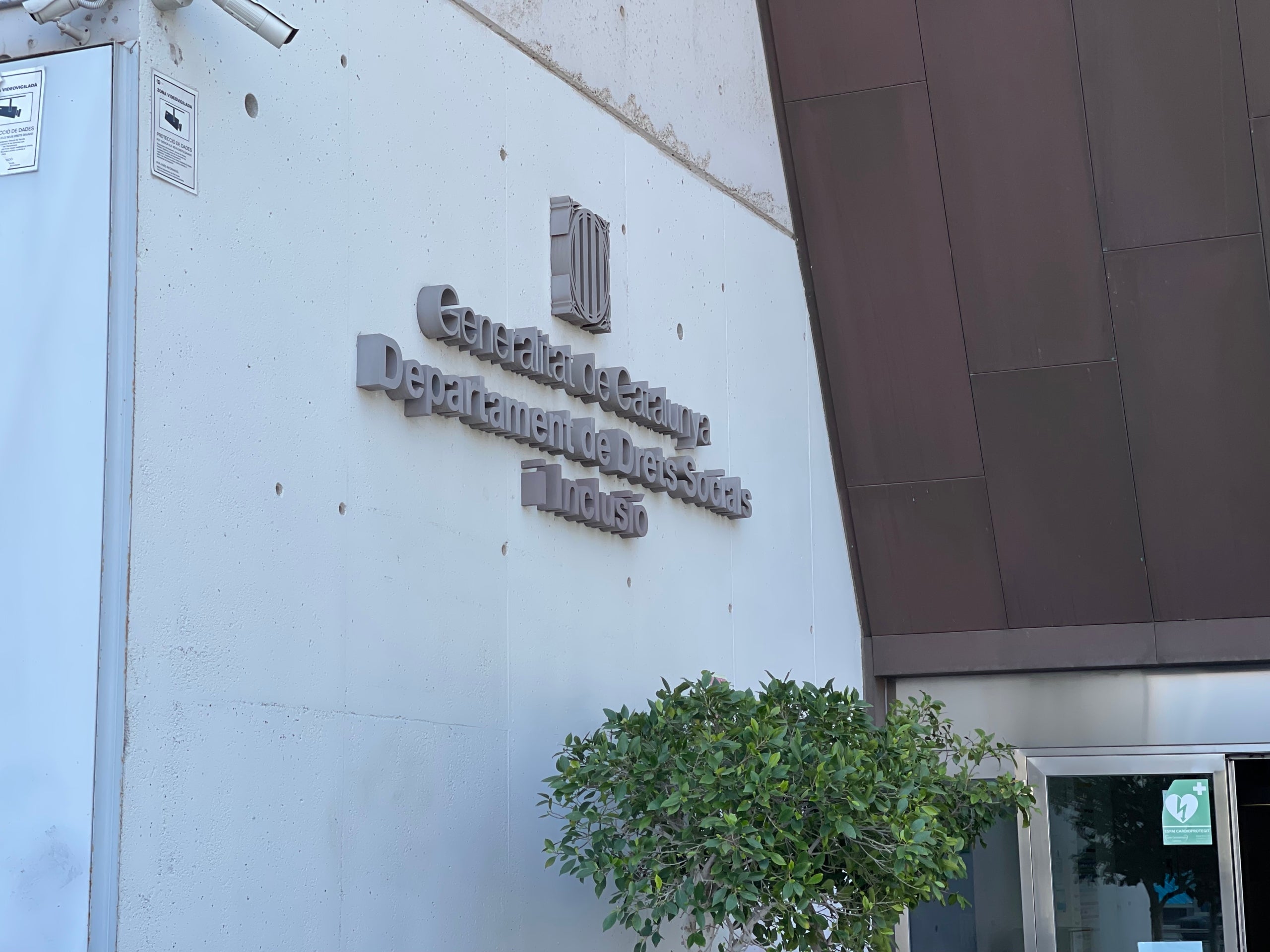 La sede del departamento de Derechos Sociales e Inclusión este lunes por la mañana para explicar la refundación de la DGAIA/Quico Sallés