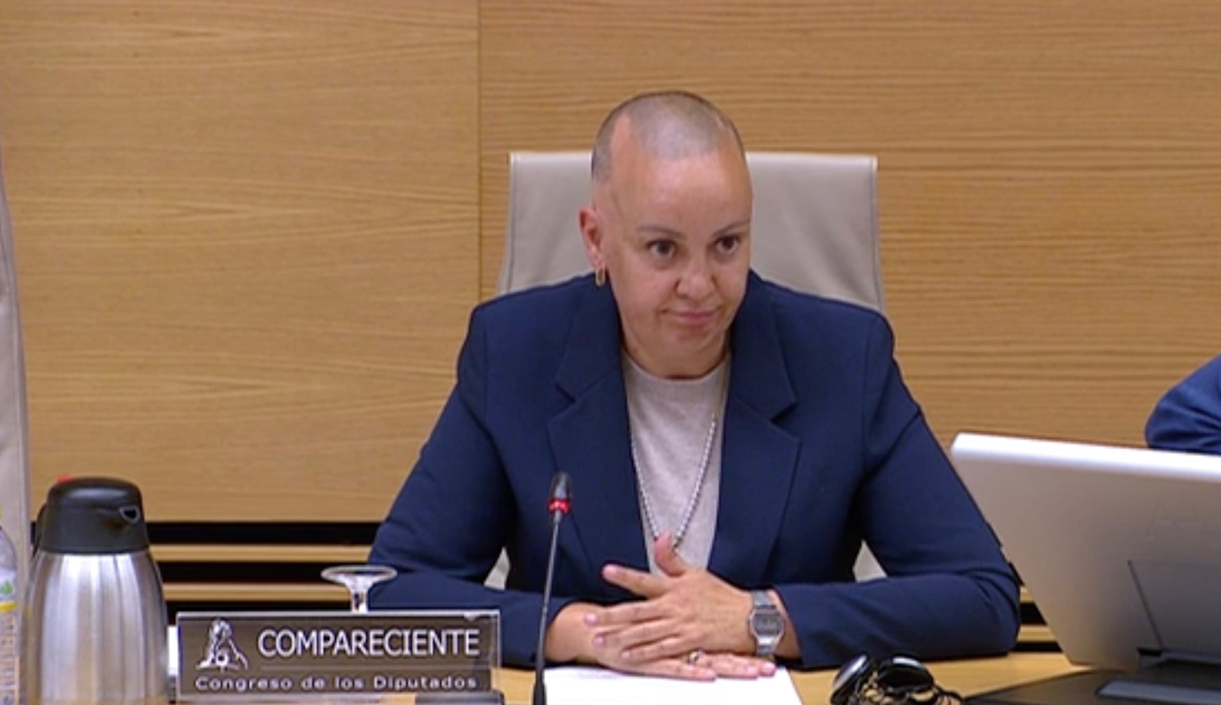 La Tedax 106, en la seva compareixença a la comissió del 17-A/Congreso