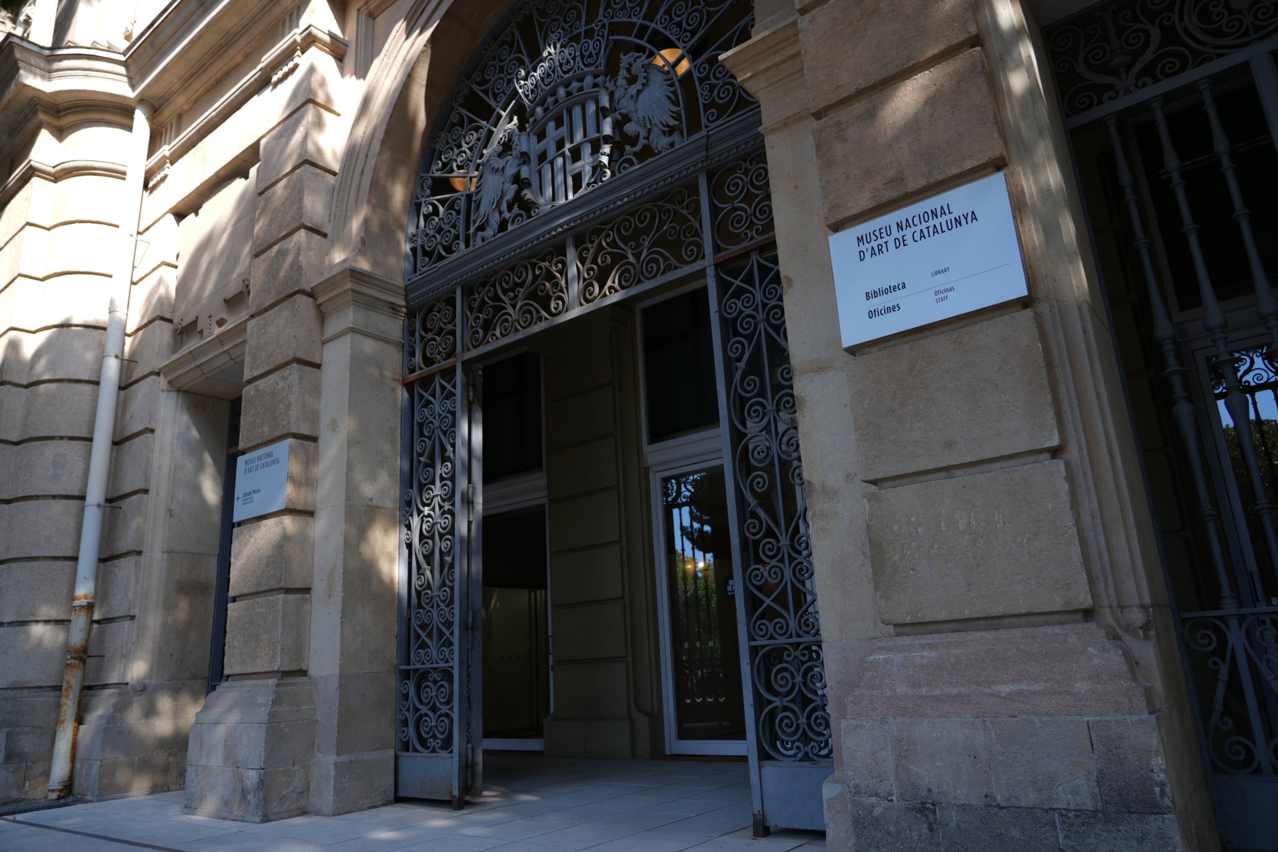 Entrada a les oficines del MNAC/Guillem Roset/ACN