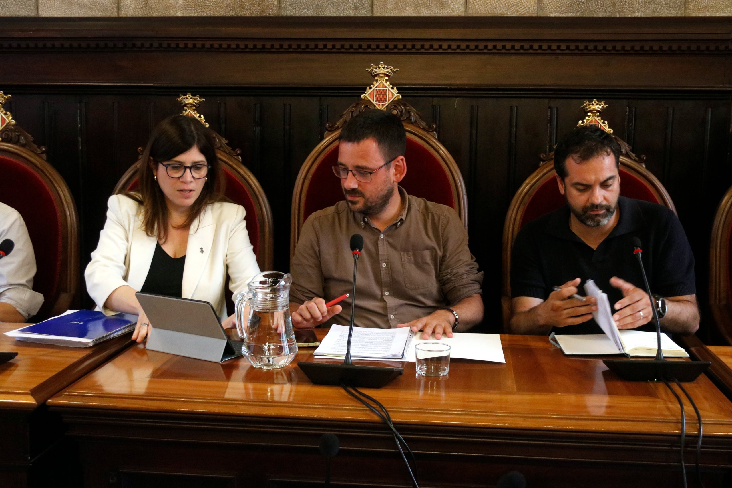 L'alcalde de Girona, Lluc Salellas, durant el ple del mes de juny / ACN