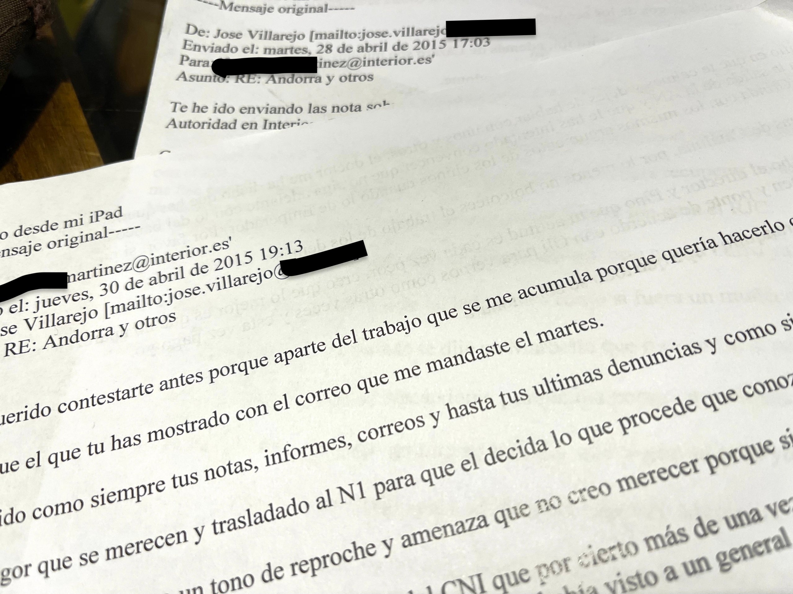 Els dos correus que assenyalarien com es van gestar les principals activitats de la policia patriòtica contra el Procés i la seva tapadora per la corona espanyola/QS