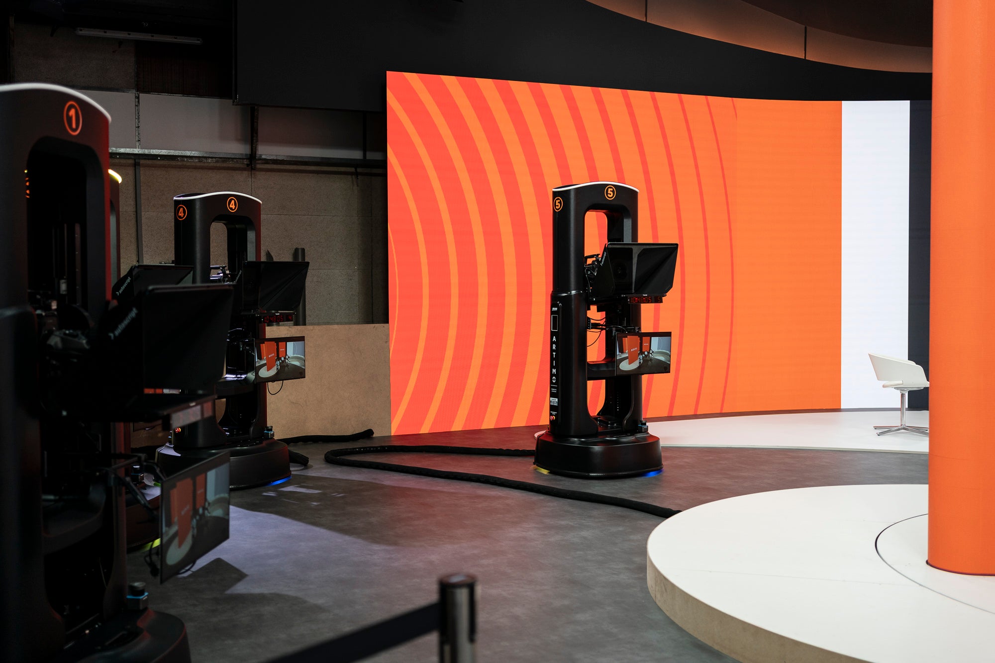 Aquestes són les càmeres robotitzades dels nous informatius de TV3 | Mireia Comas