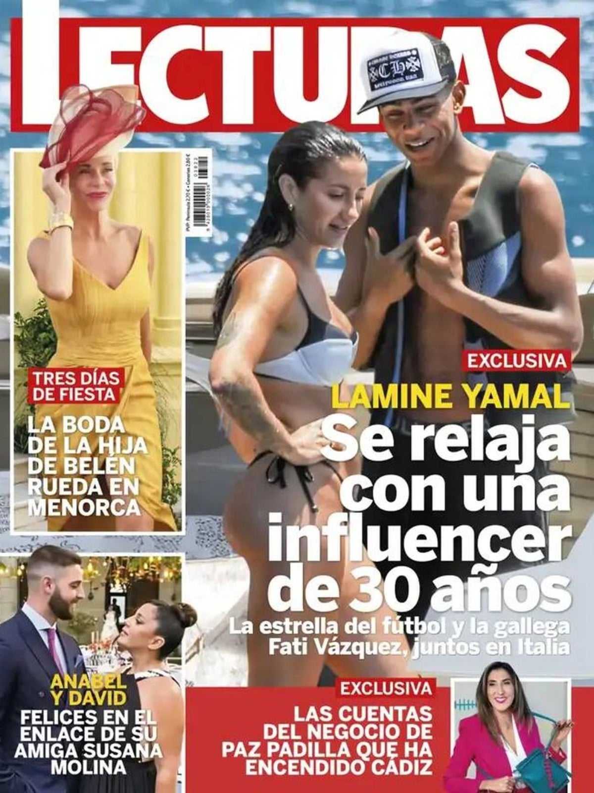 Lamine Yamal i la 'influencer' Fati Vázquez ocupen la portada de la revista 'Lecturas' | Lecturas