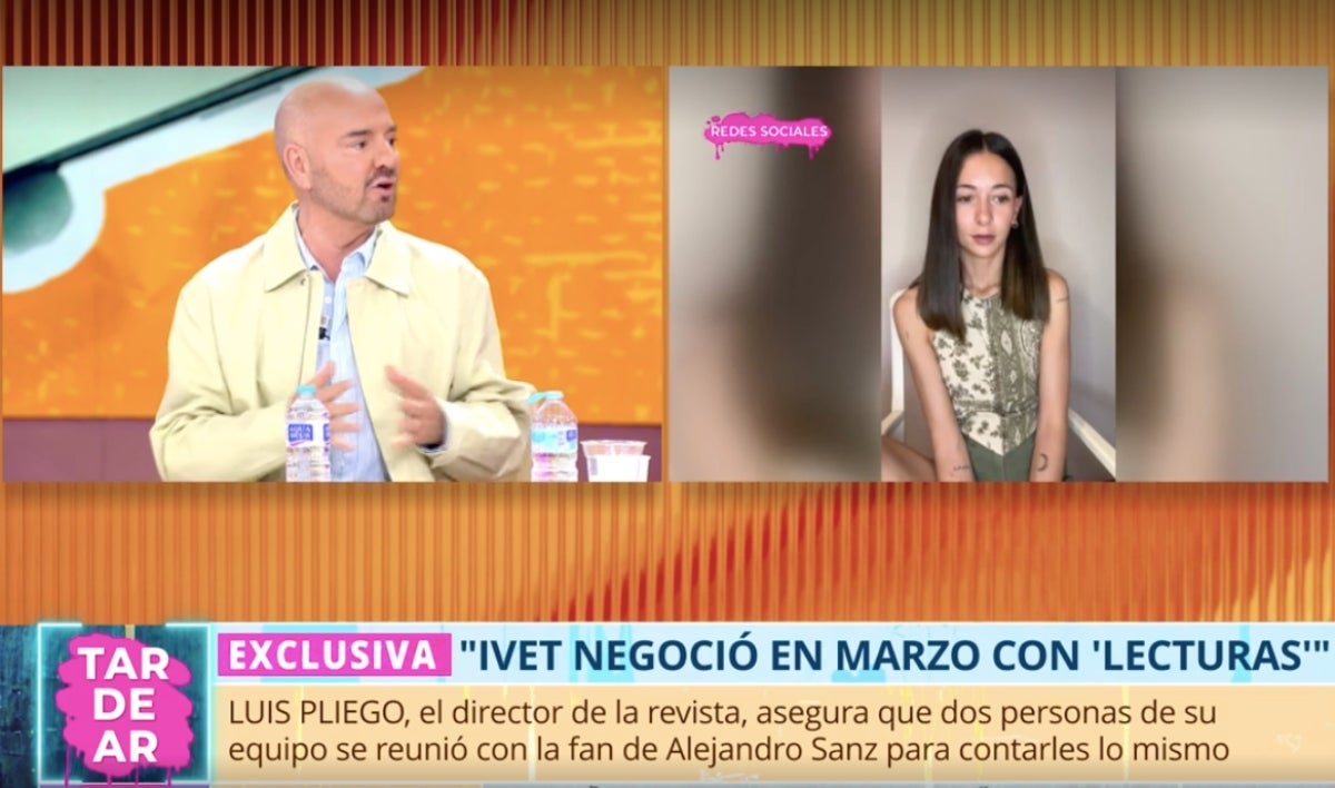 Luis Pliego, director de la revista 'Lecturas', revela que Ivet Playà, fan d'Alejandro Sanz, va negociar l'exclusiva amb ells | Telecinco