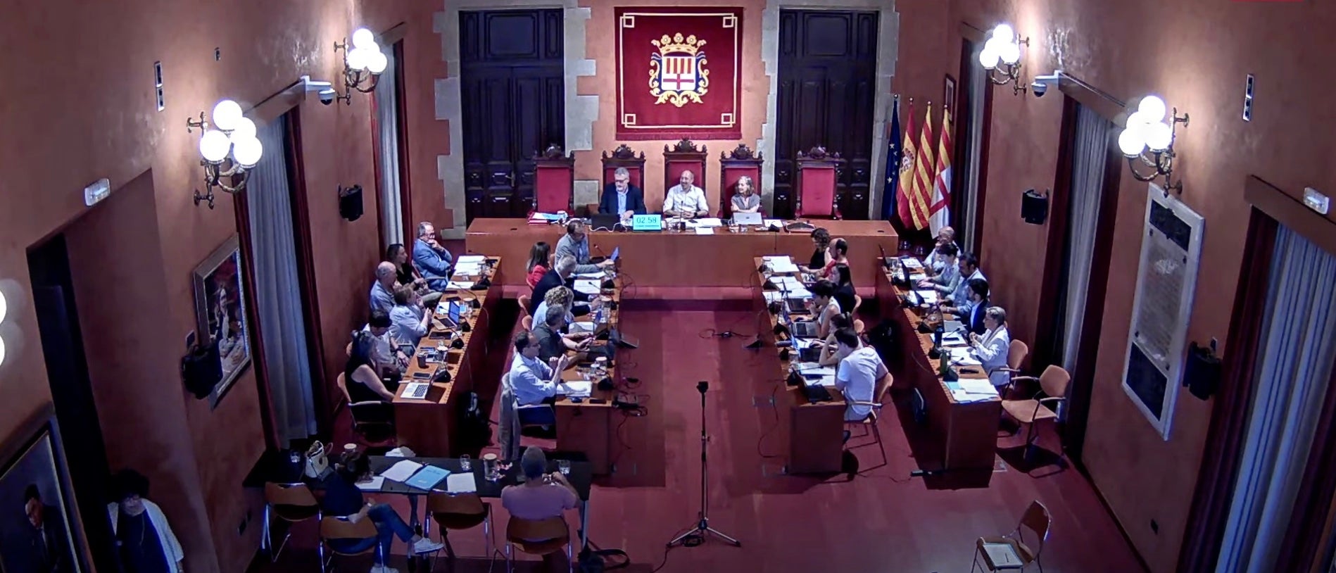 Una imagen del pleno de Manresa de esta tarde