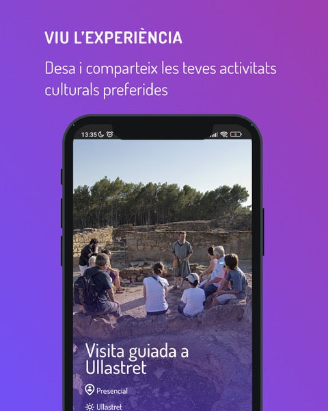 L'app Vibra de la Generalitat, per buscar activitats culturals, permet guardar i compartir el que més t'interessi.