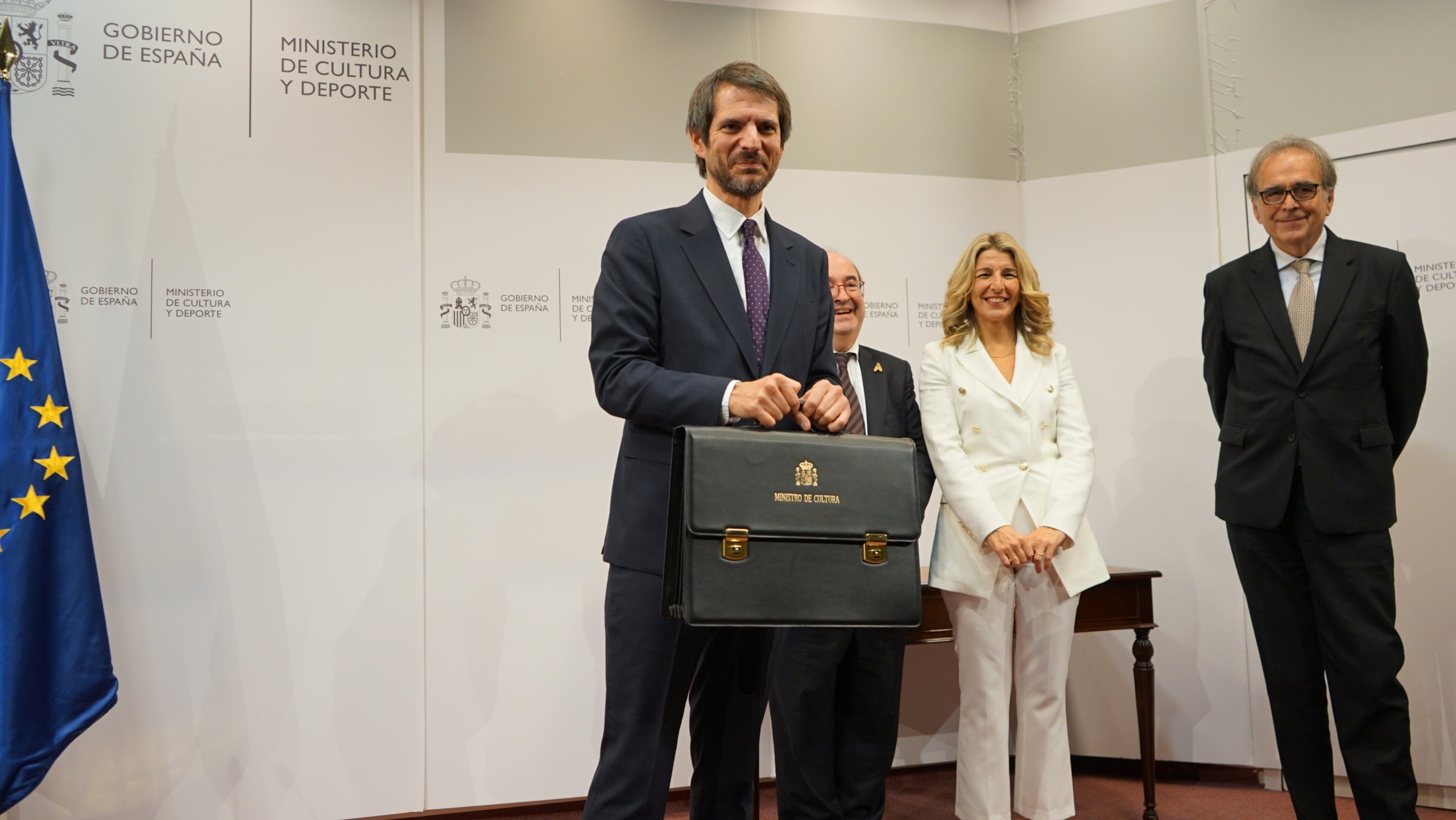 El ministro Ernest Urtasun, cuando recogió la cartera de Cultura/MdC