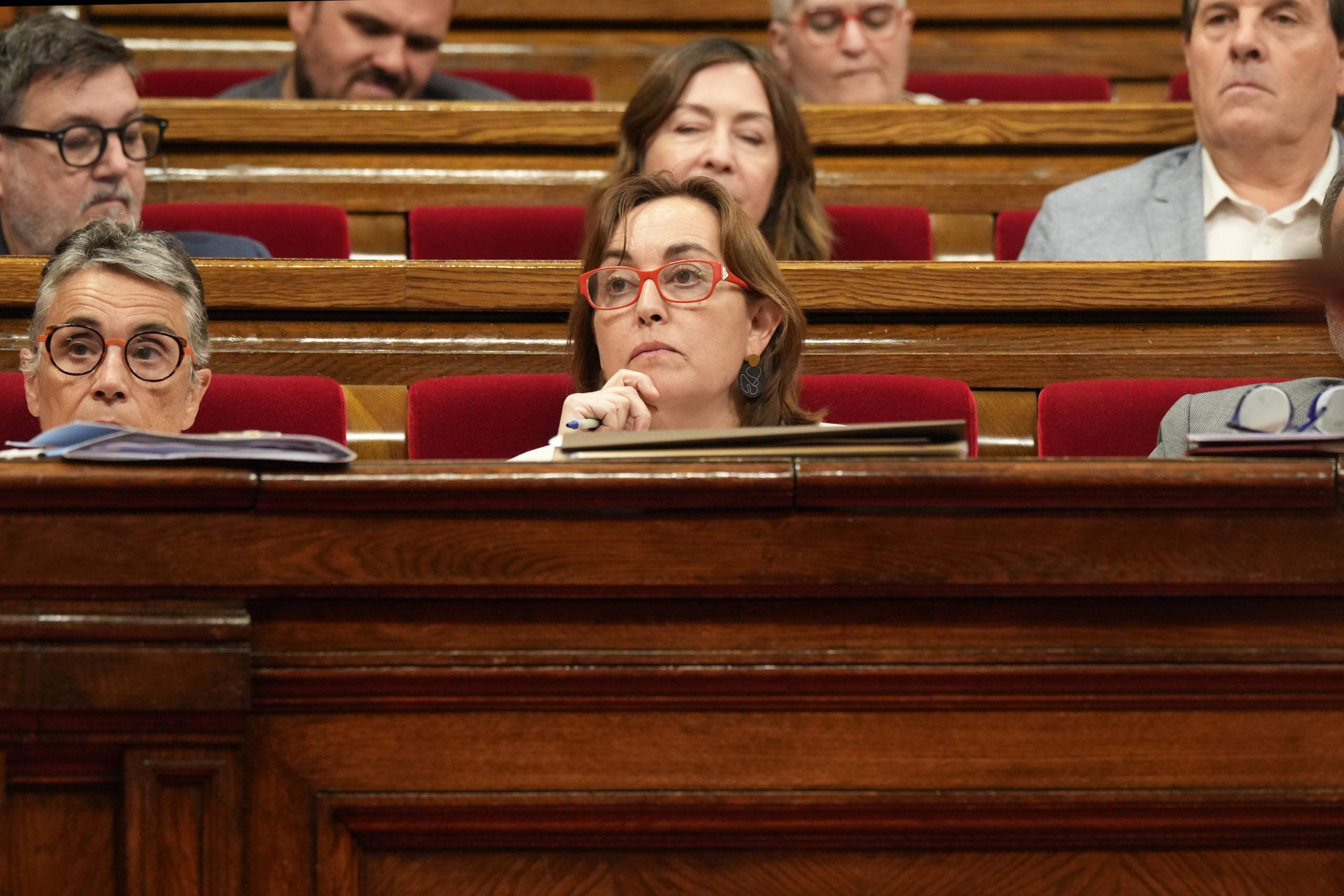 La consellera de Territori, Habitatge i Transició Ecològica, Sílvia Paneque, al ple aquest dimarts | Maria Pratdesaba (ACN)