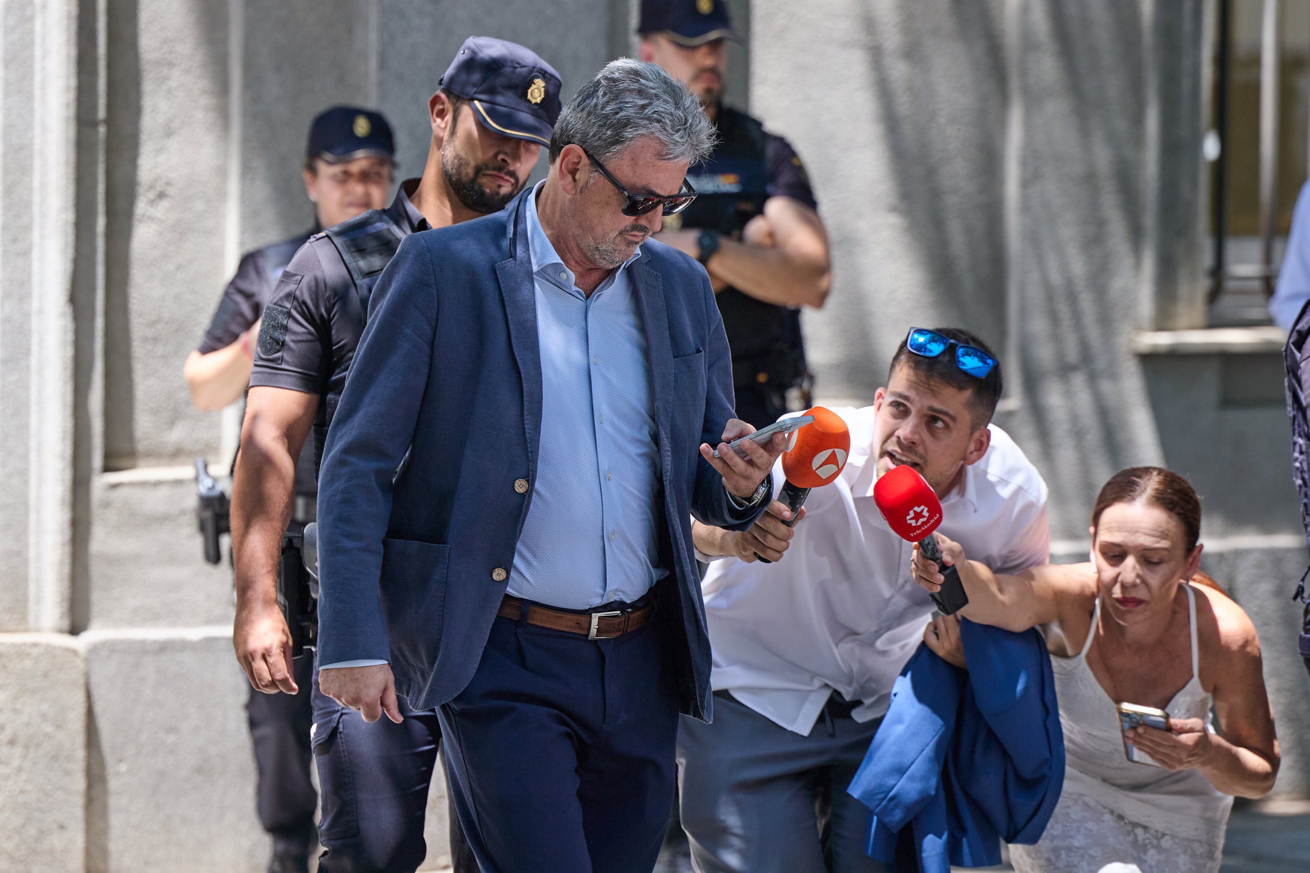 Joseba Antxón, amic de Santos Cerdán, en arribar al Tribunal Suprem/Jesús Hellín/EP