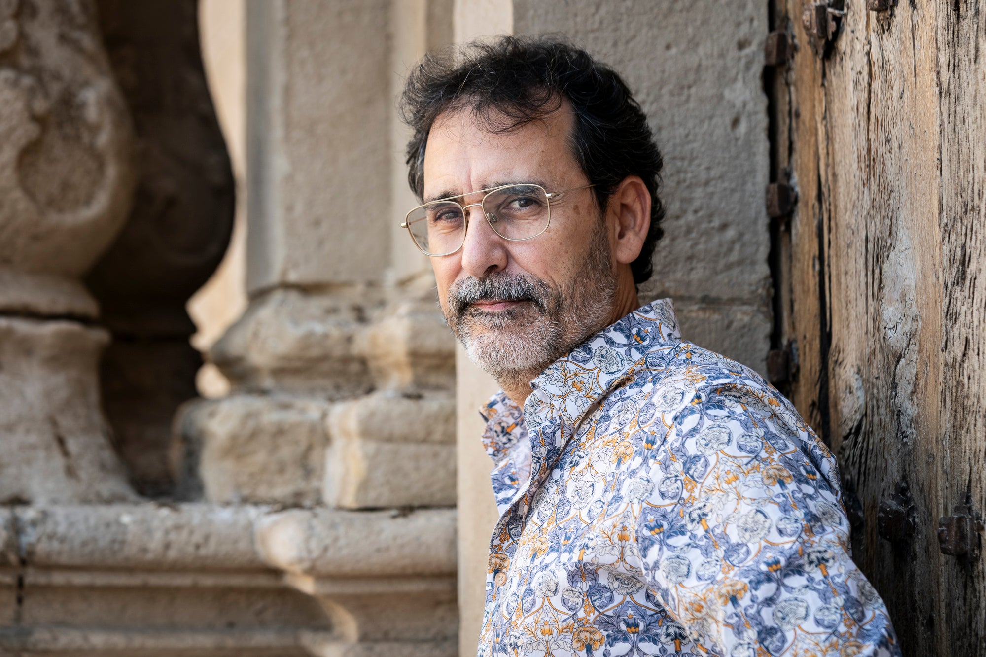 Albert Velasco, historiador del arte catalán. El Palau d'Anglesola, 03.07.2025 | Mireia Comas