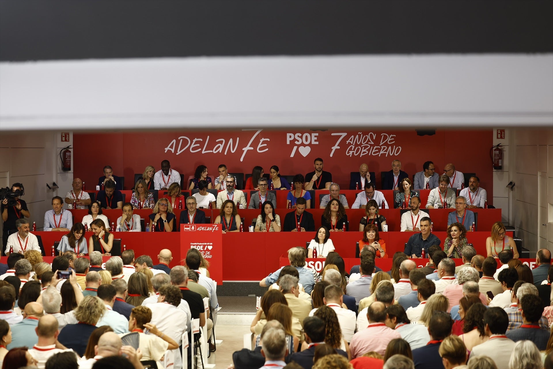 Interior del Comitè Federal del PSOE / EP