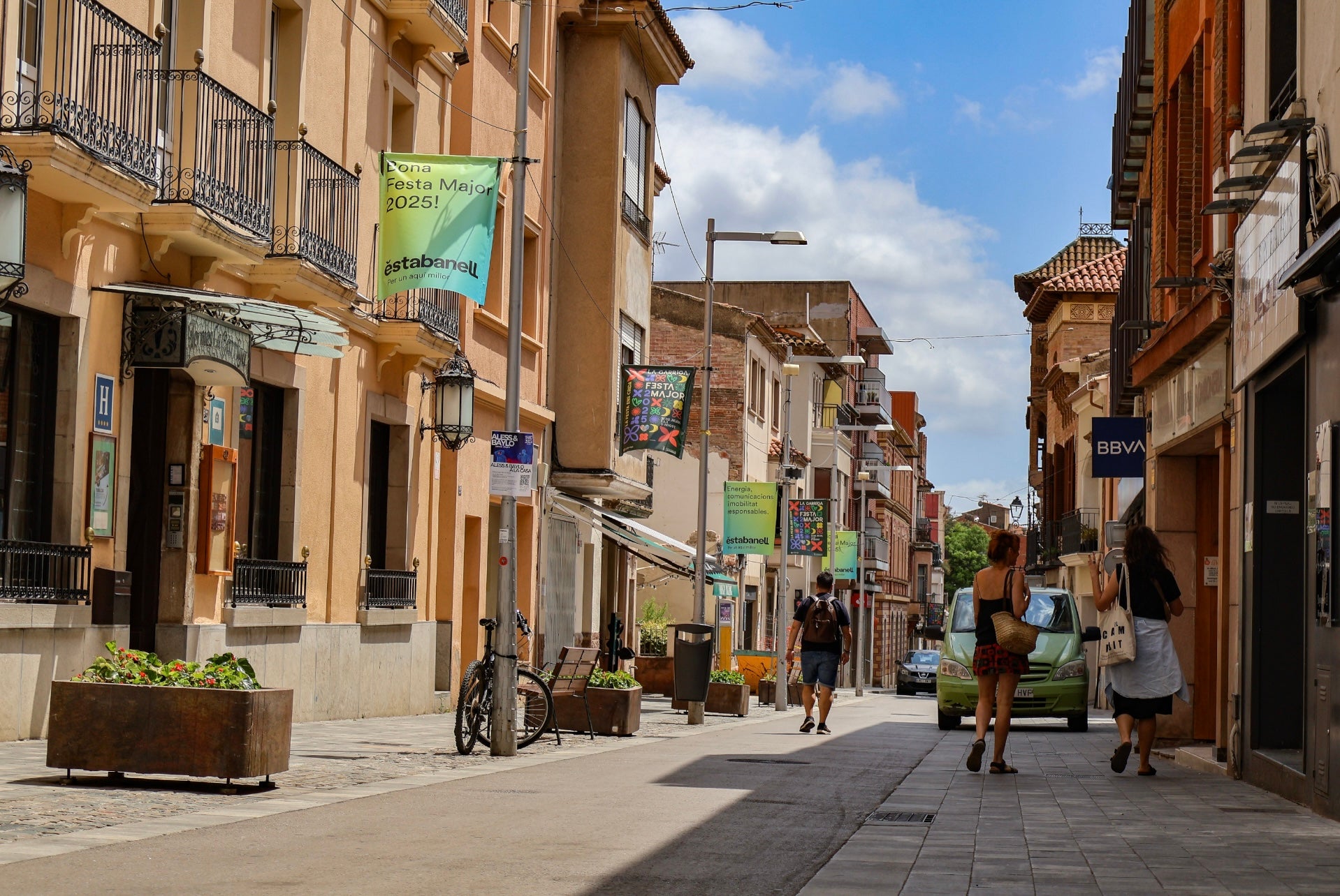 Vista del passeig central de La Garriga, un dels espais més característics del municipi / Marta Cardenal 