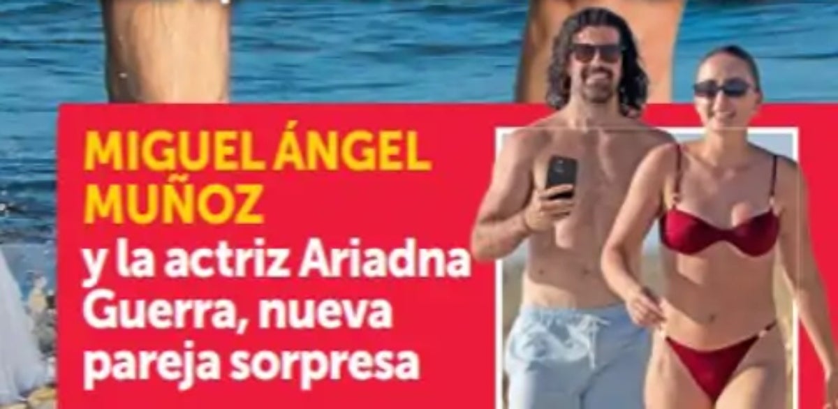 La revista 'Semana' publica el reportatge de les vacances de Miguel Ángel Muñoz i Ariadna Guerra | Semana
