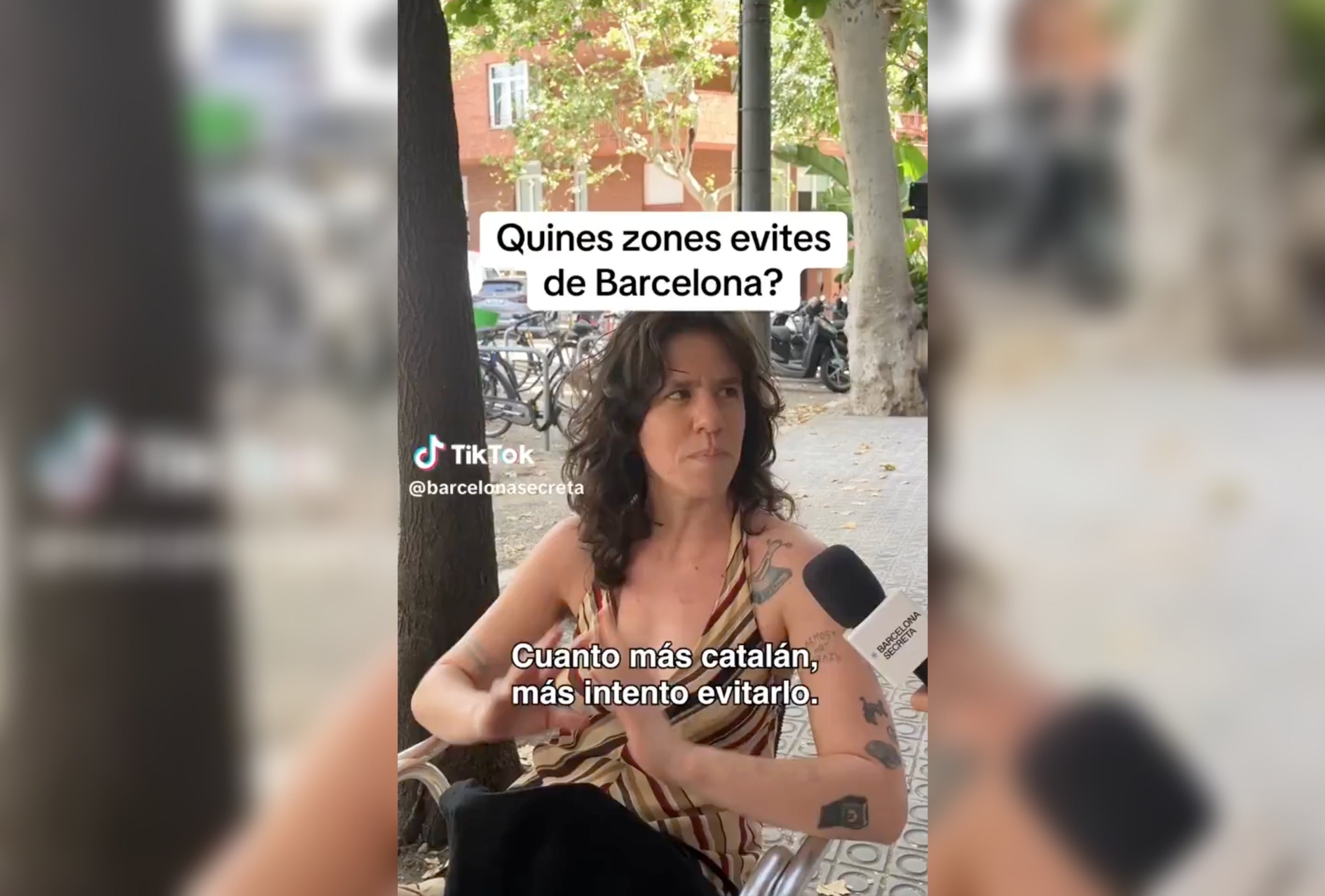 Paula Dreidemie, en el vídeo que va encendre la polèmica / Barcelona Secreta