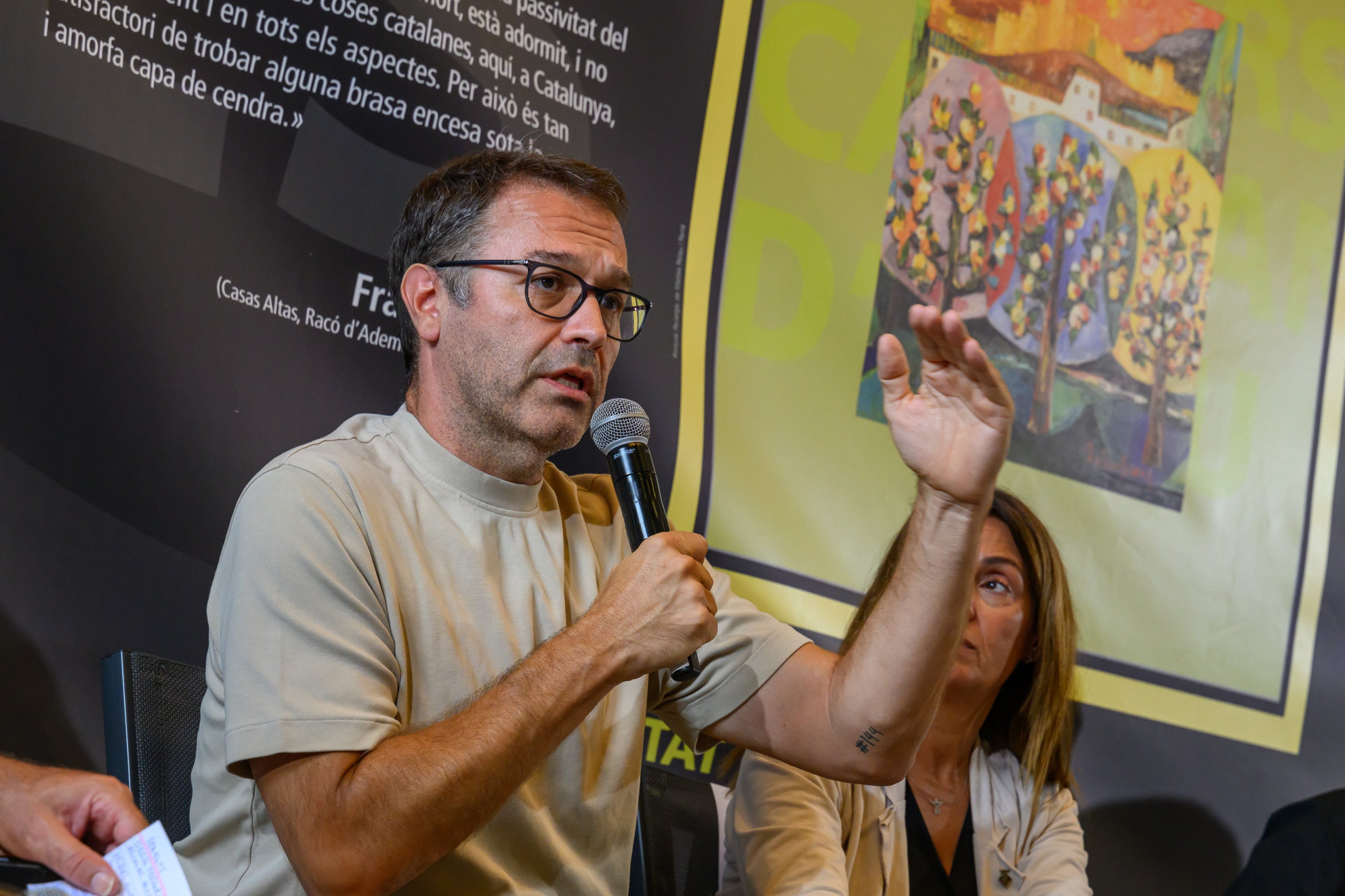 Miquel Oliver, alcalde de Manacor, en la seva intervenció al debat municipalista de l'UCE/Josep Maria Muntaner/UCE