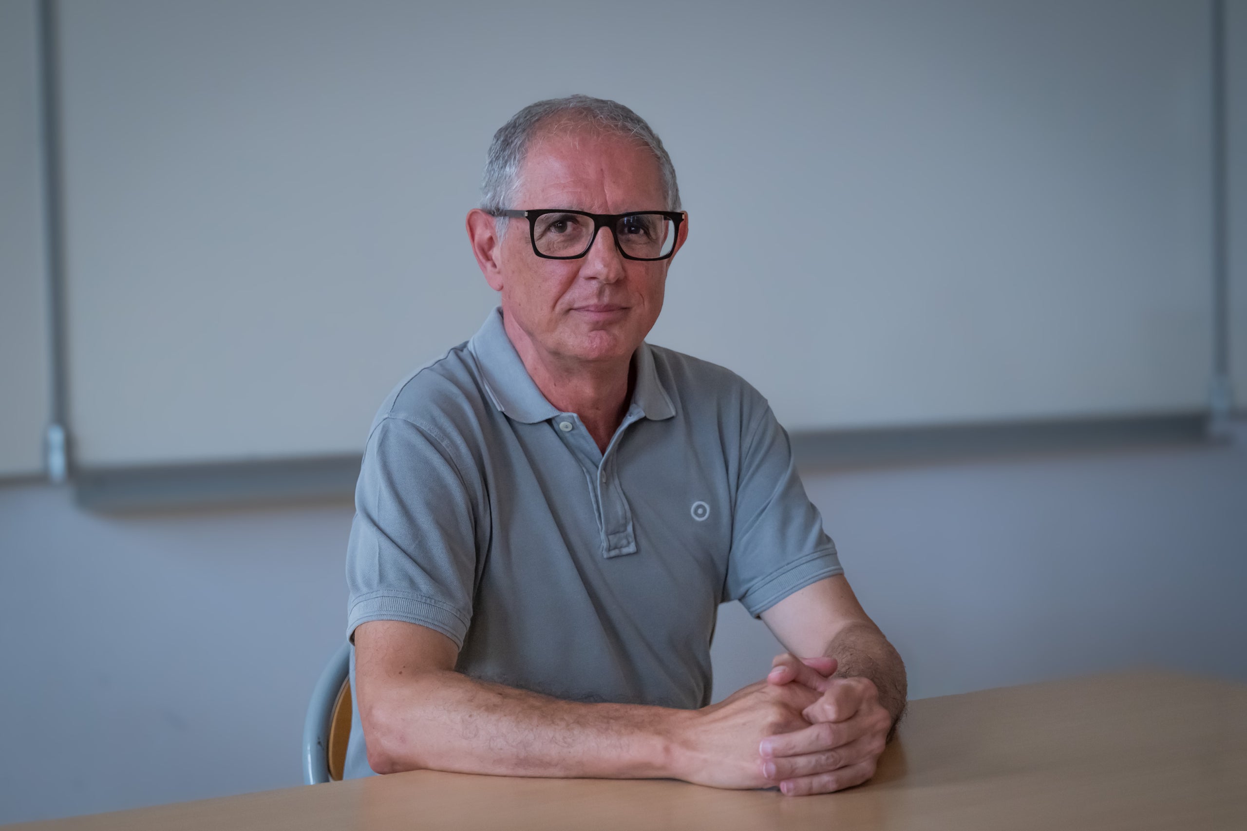 Josep Maria Vilajosana, en un moment de l'entrevista a Prada, el Conflent/Josep Maria Montaner/UCE