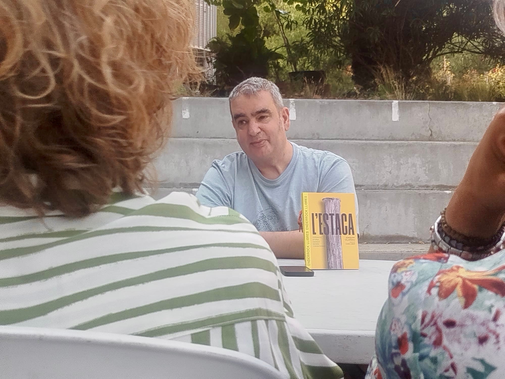 Quim Vilarnau, en un moment de la presentació del Llibre l'Estaca a l'UCE d'enguany/Josep Maria Montaner