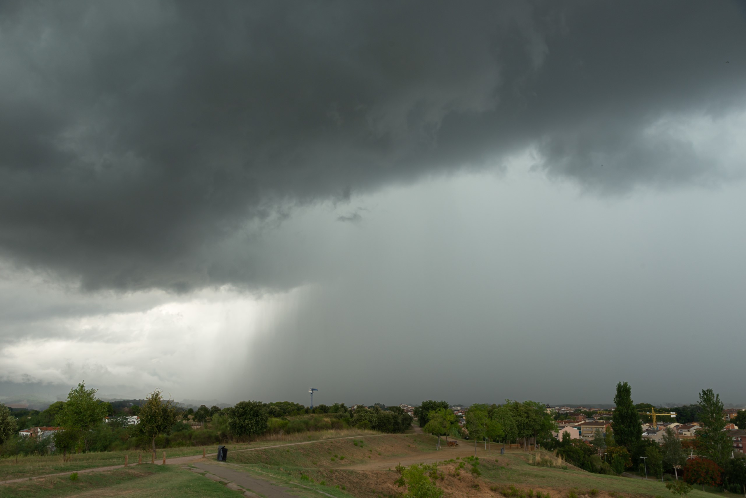 Imatge de la tempesta a Cardedeu | Alfons Puertas (Observatori Fabra)