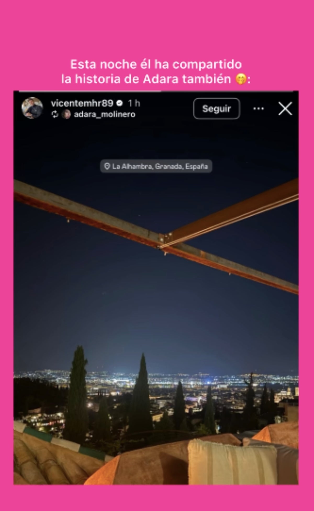 Adara Molinero y Vicente Romero publican la misma imagen | Instagram