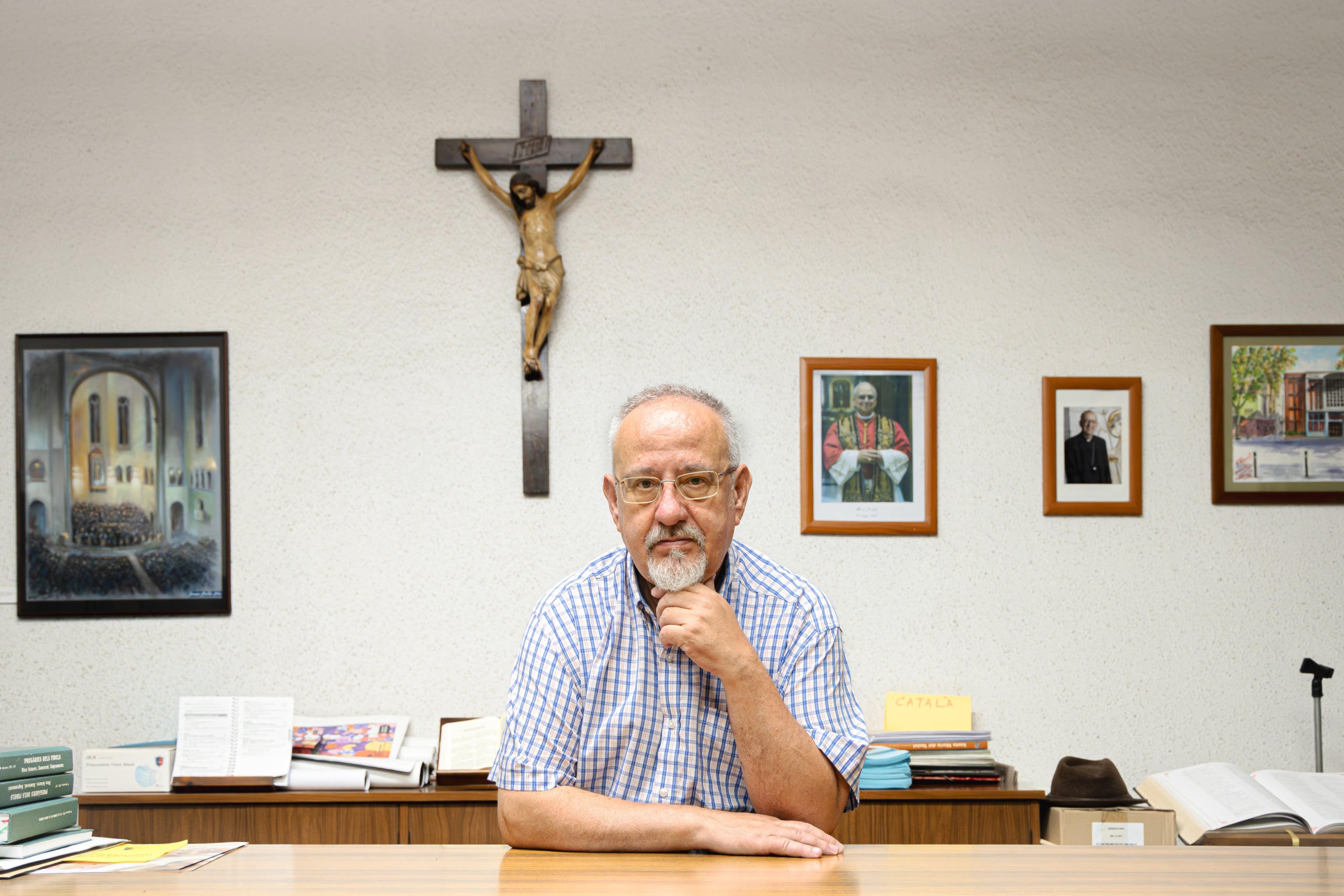 Francesc Romeu, mossèn de Santa Maria del Taulat. 09-08-2025 I Anna Munujos