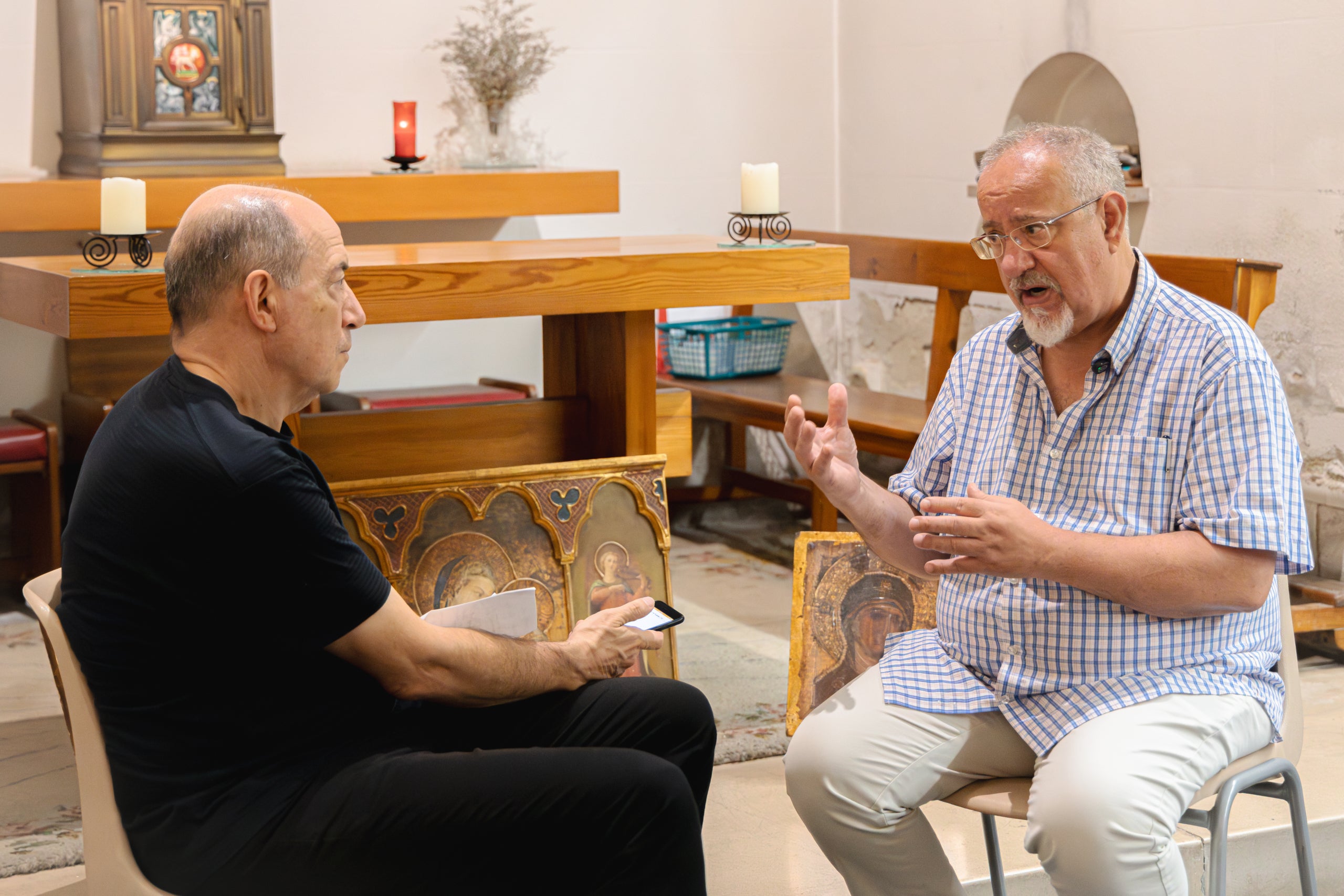 Francesc Romeu, mossèn de Santa Maria del Taulat. 09-08-2025 I Anna Munujos