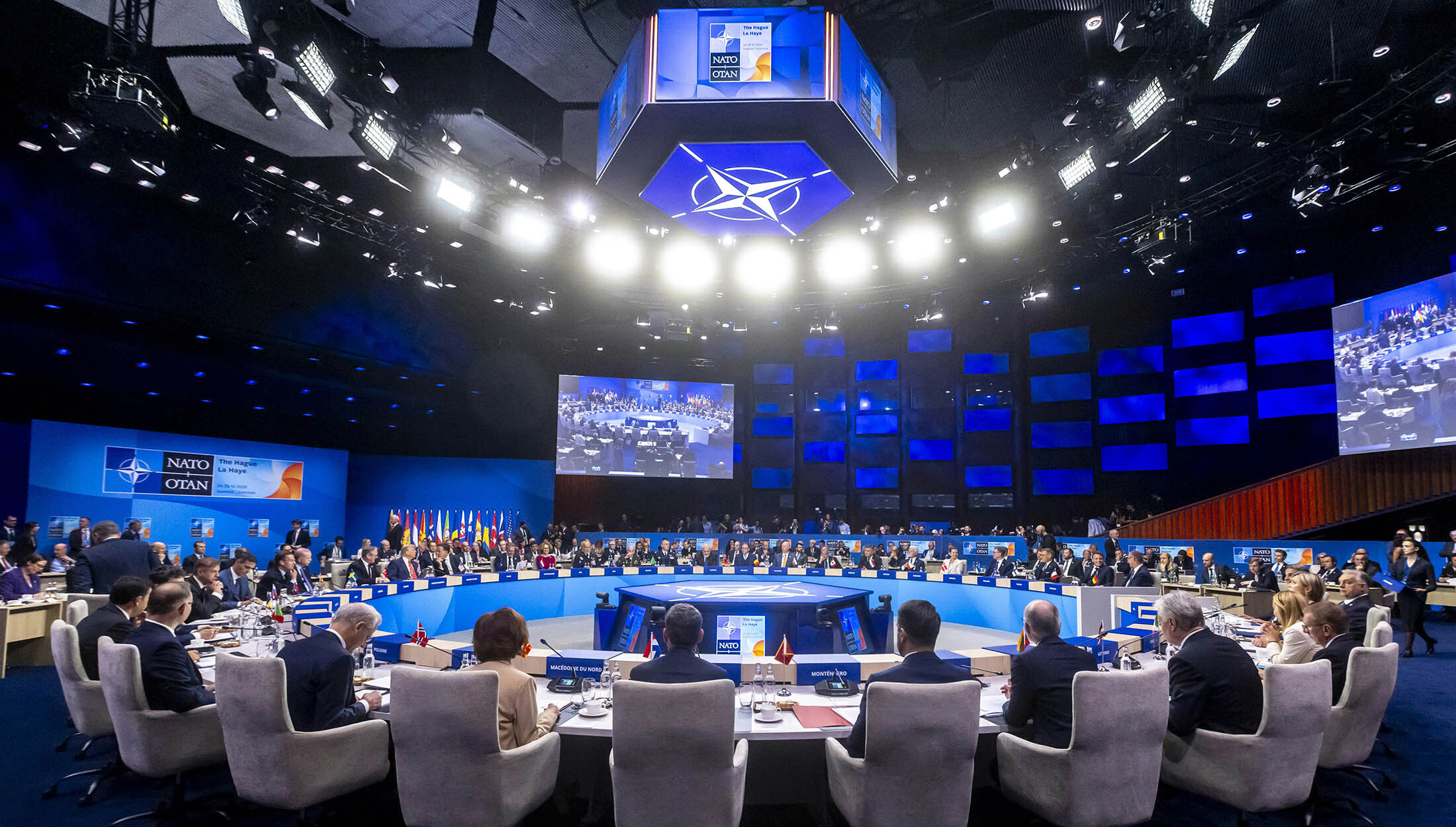 Vista general de la segona jornada de la Cimera de l'OTAN, a 25 de juny de 2025, a la Haia (Països Baixos).  | Europa Press
