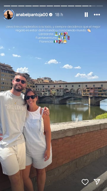 La parella està gaudint d'un viatge familiar - Instagram