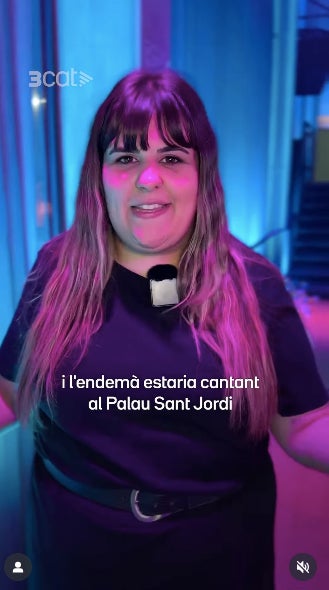 L'Estela encara no es creu que actués al Palau Sant Jordi - Instagram