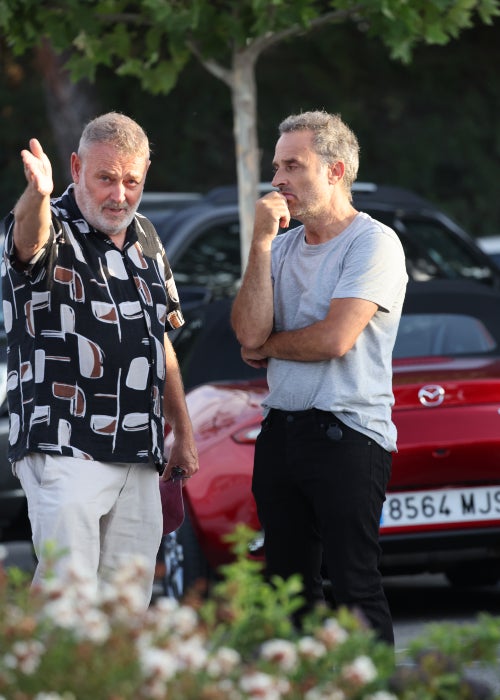 Pablo Carbonell i Daniel Guzmán, al tanatori de l'actriu - Europa Press
