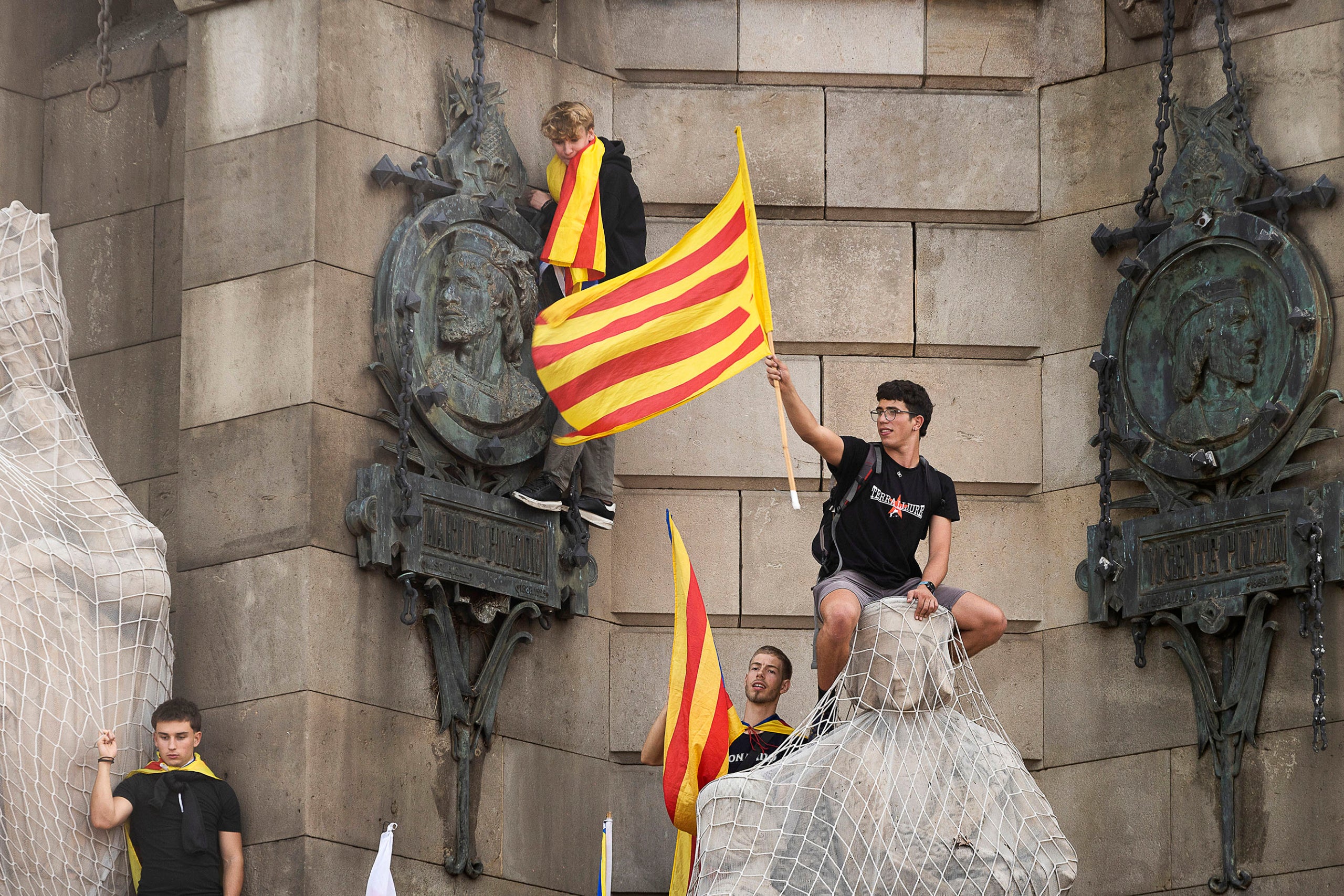 Manifestació per la Diada Nacional de Catalunya al passeig Colom de Barcelona. | Jordi Play