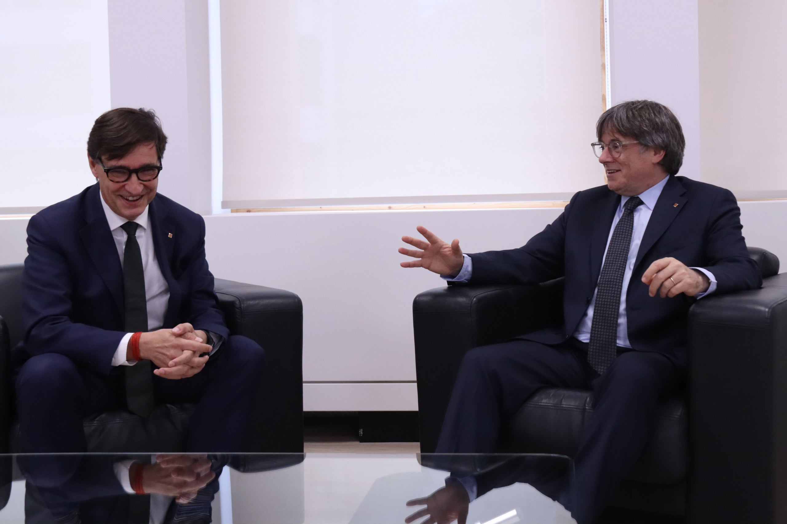 Salvador Illa i Carles Puigdemont es reuneixen aquest dimarts a Brussel·les / ACN