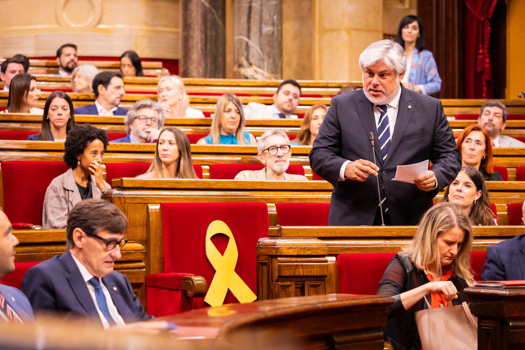 Una imatge del grup parlamentari de Junts/Núria Cámara/J