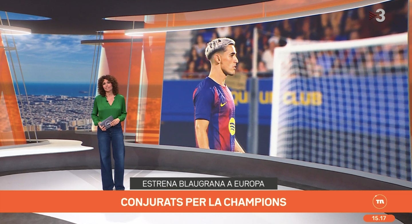 Així és la secció d'Esports del 'TN Migdia' del 3CatInfo | 3Cat