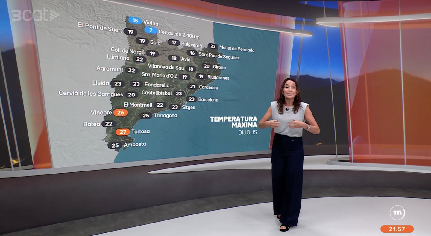 Així queden els nous mapes d'El Temps de 3Cat