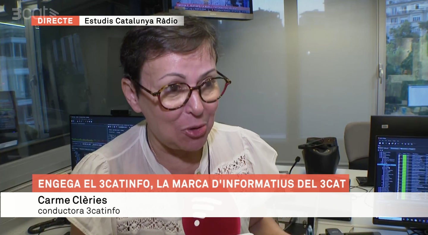 Carme Clèries serà la conductora del 3catinfo - TV3