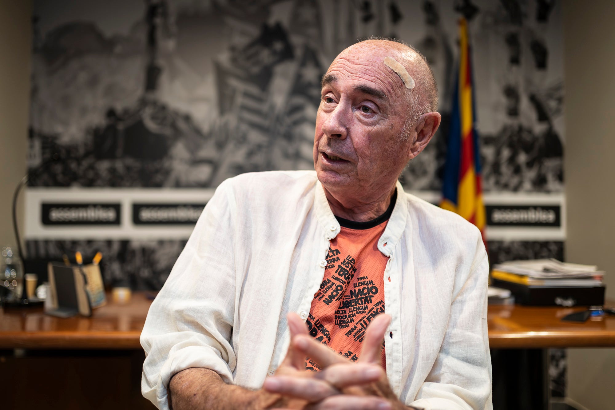 Lluís Llach, president de l'ANC. Barcelona 05.09.2025 | Mireia Comas