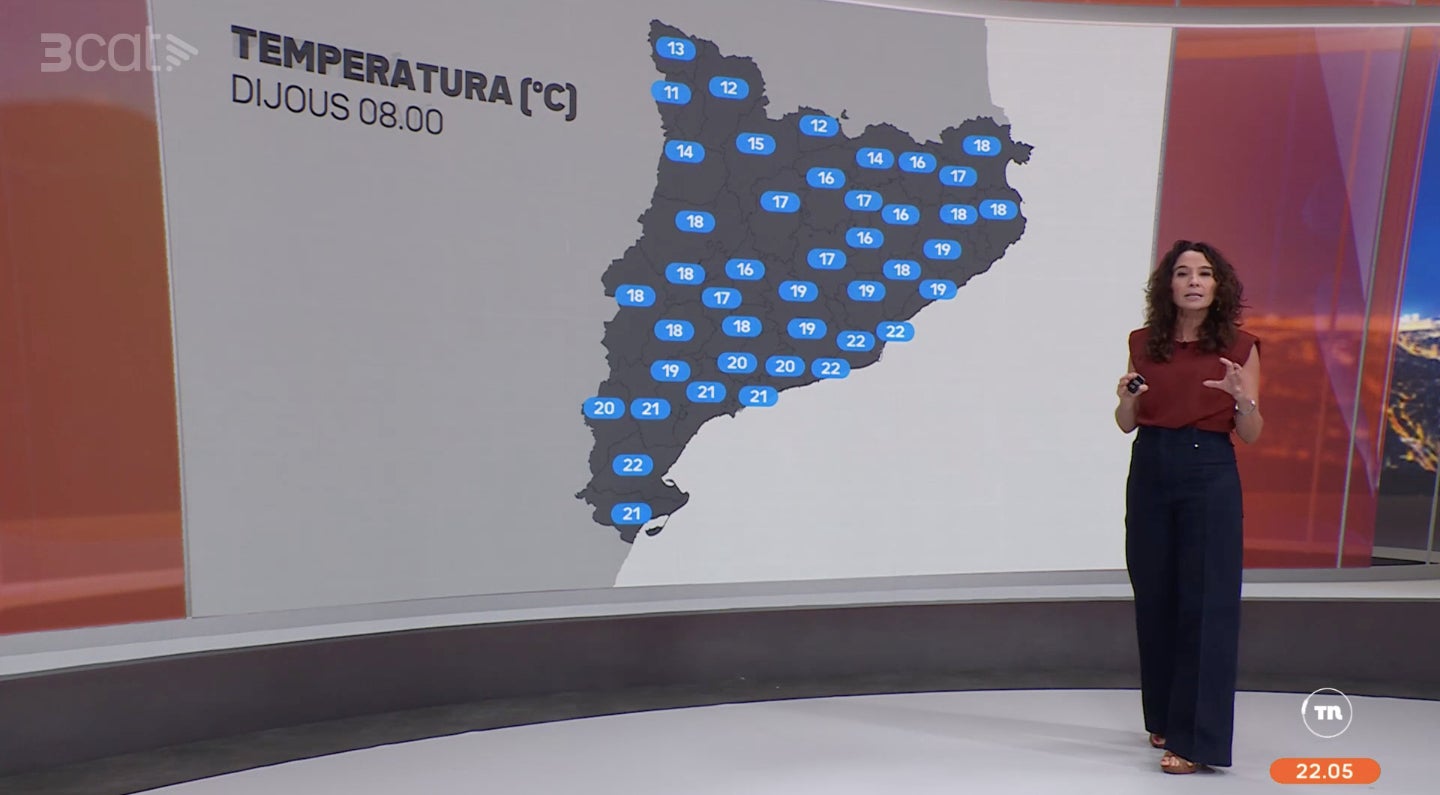 El mapa del temps no acaba d'agradar - TV3