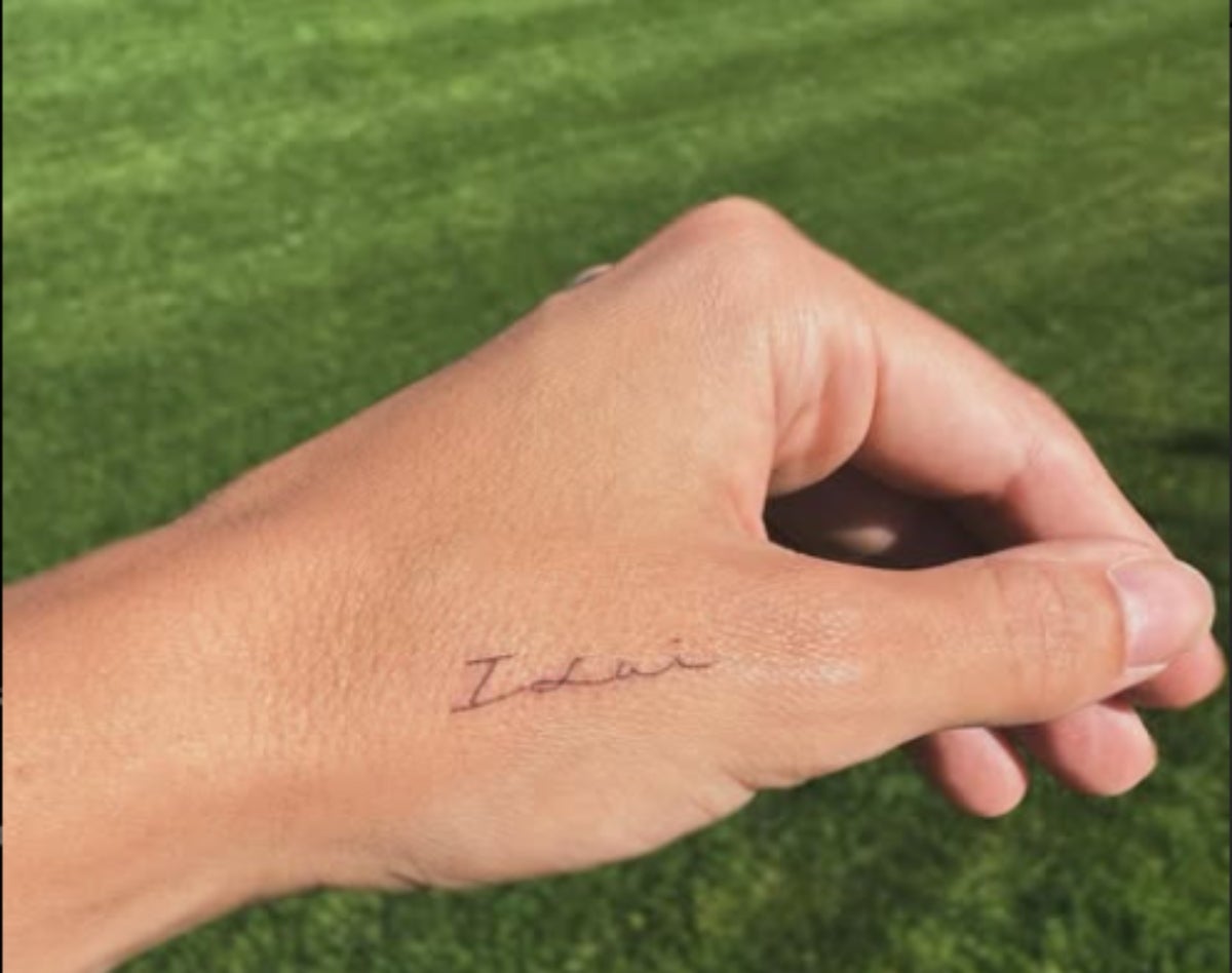 El tatuatge que s'ha fet Cristina Pedroche amb el nom del seu fill Isai | Instagram