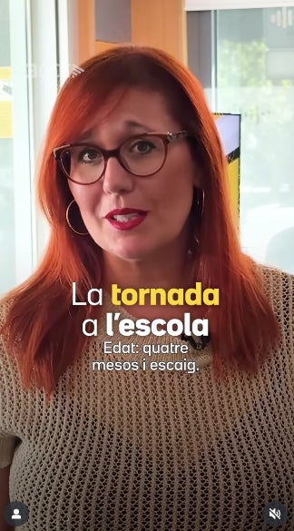 Elisenda Carod dejará al hijo en la guardería por primera vez - Instagram