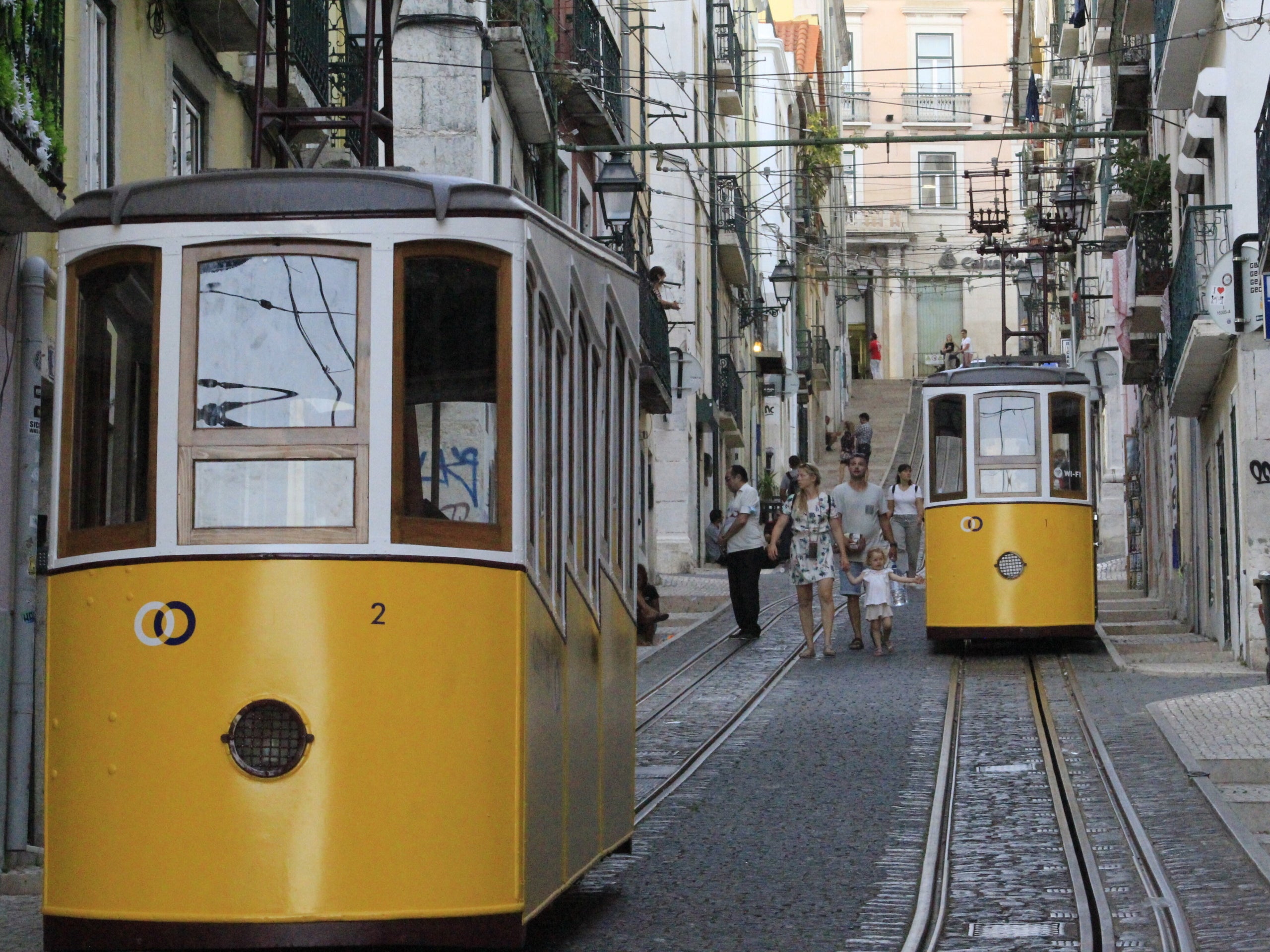 El icónico funicular de Lisboa Elevador da Glória en una imagen de archivo / Edson De Souza (Europa press)