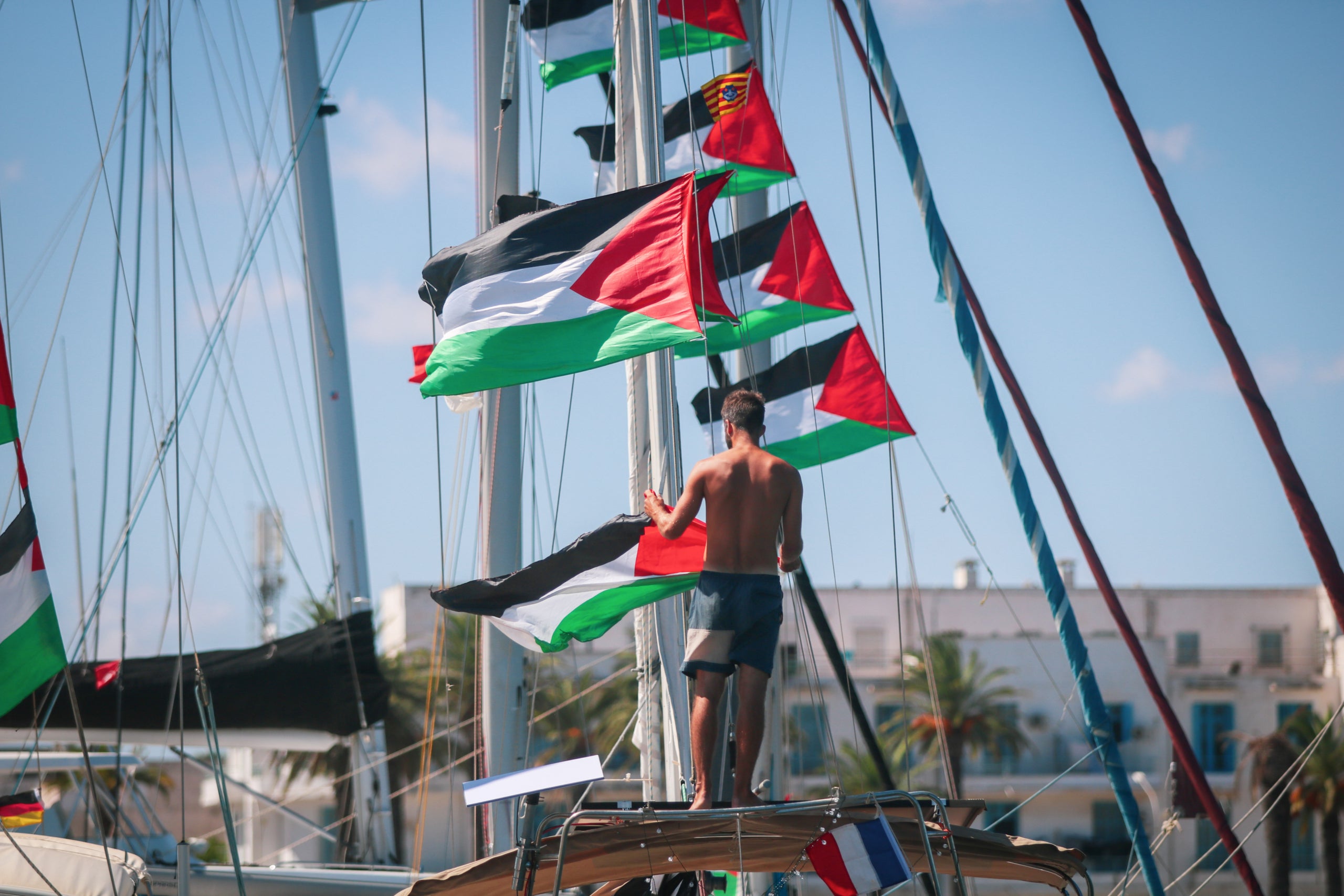 Imagen de archivo de la flotilla humanitaria que se dirige a Gaza / Europa Press
