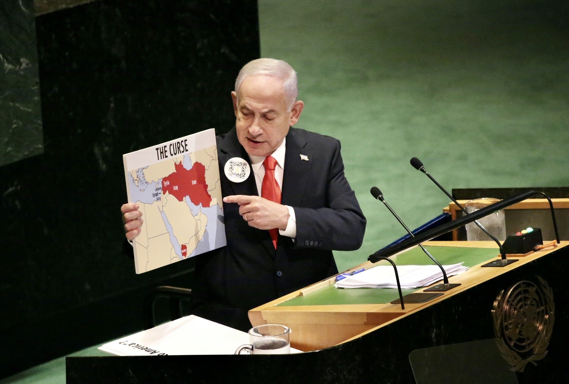 El primer ministre israelià, Benjamin Netanyahu, al debat general de l'ONU / EP