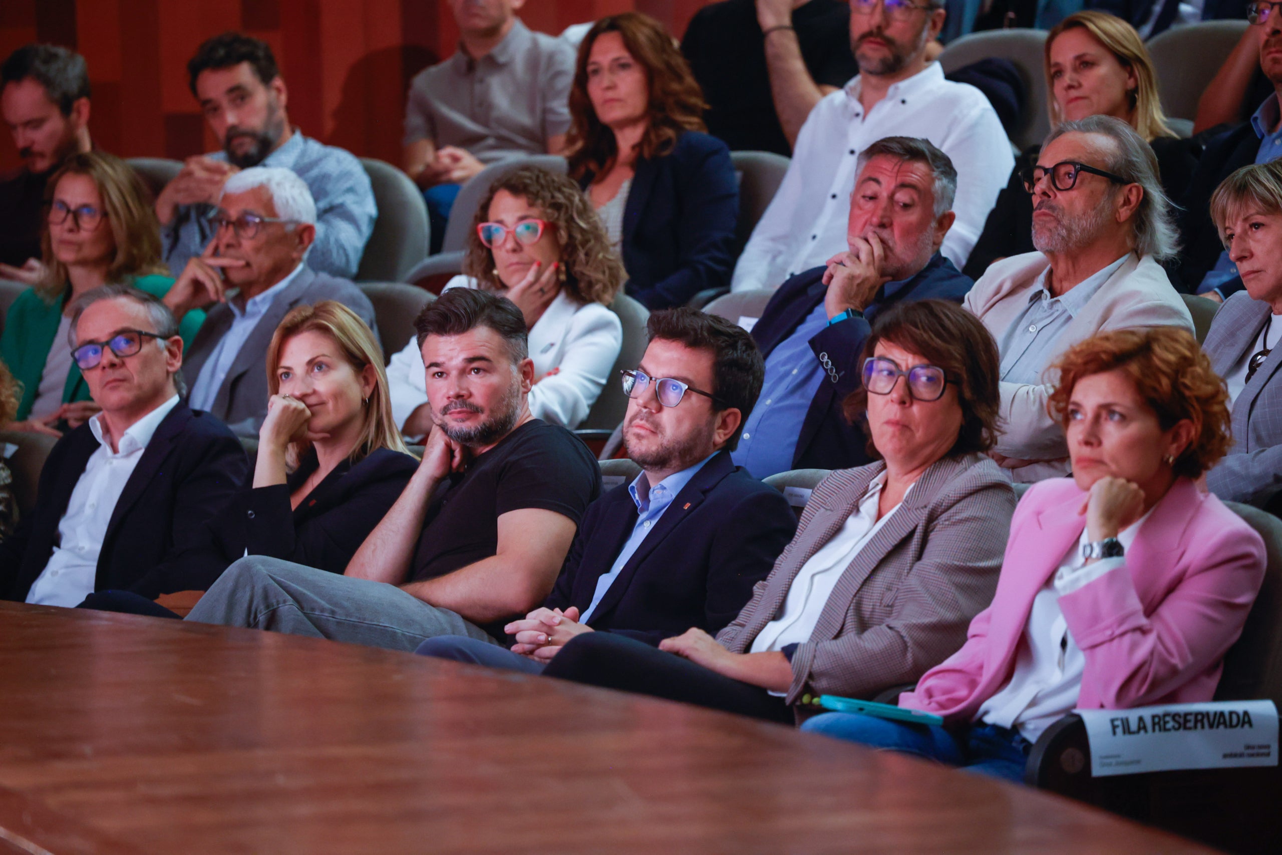Membres de la direcció d'ERC paren l'orella a Junqueras/Kike Rincon/EP