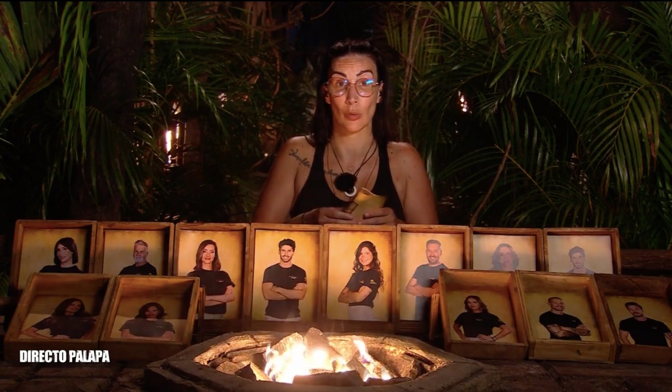 Fani Carbajo durant les primers nominacions de 'Supervivientes All Stars' 2 | Telecinco