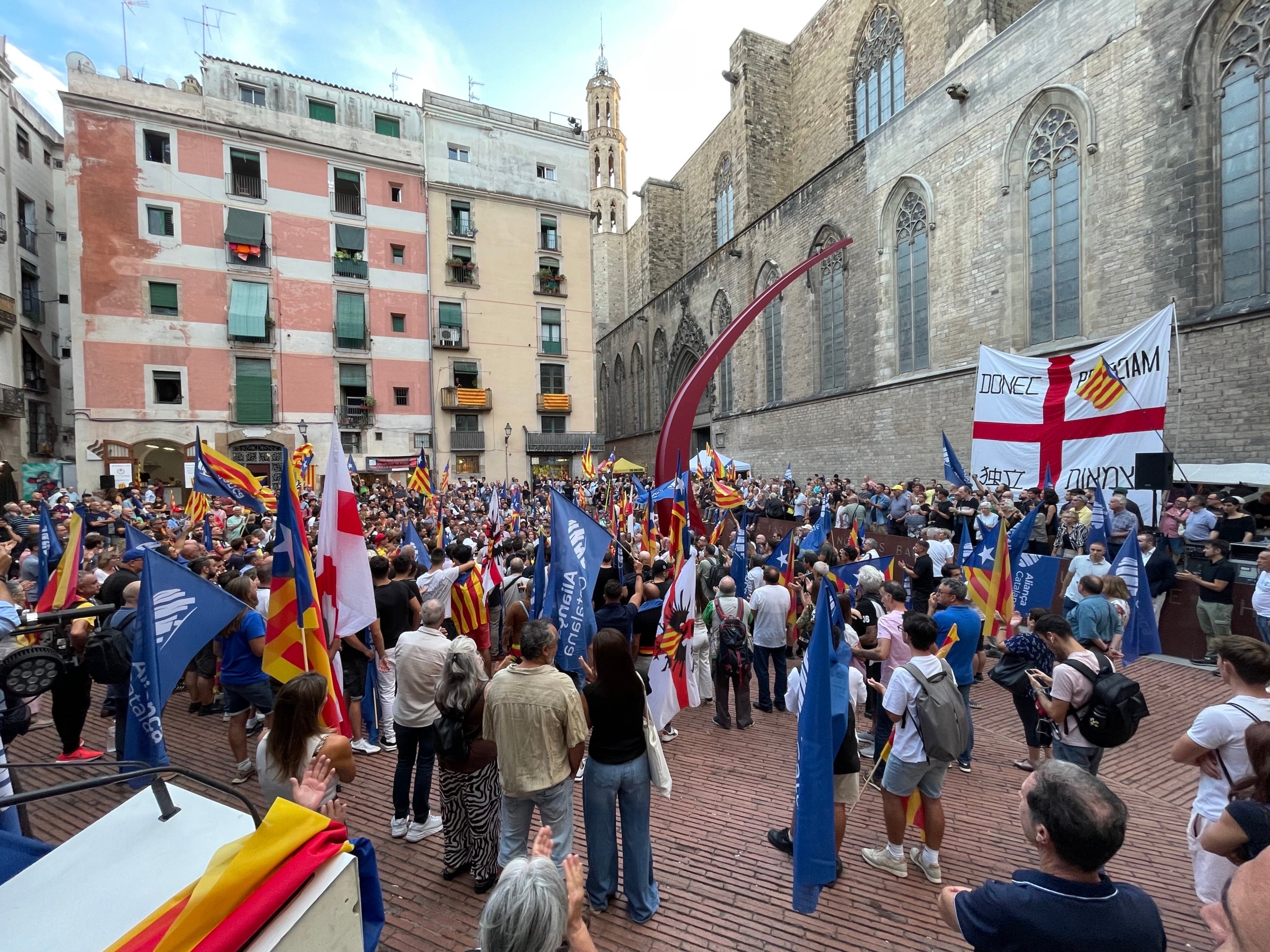 Una imatge del Fossar aquest dimecres a la tarda/Quico Sallés