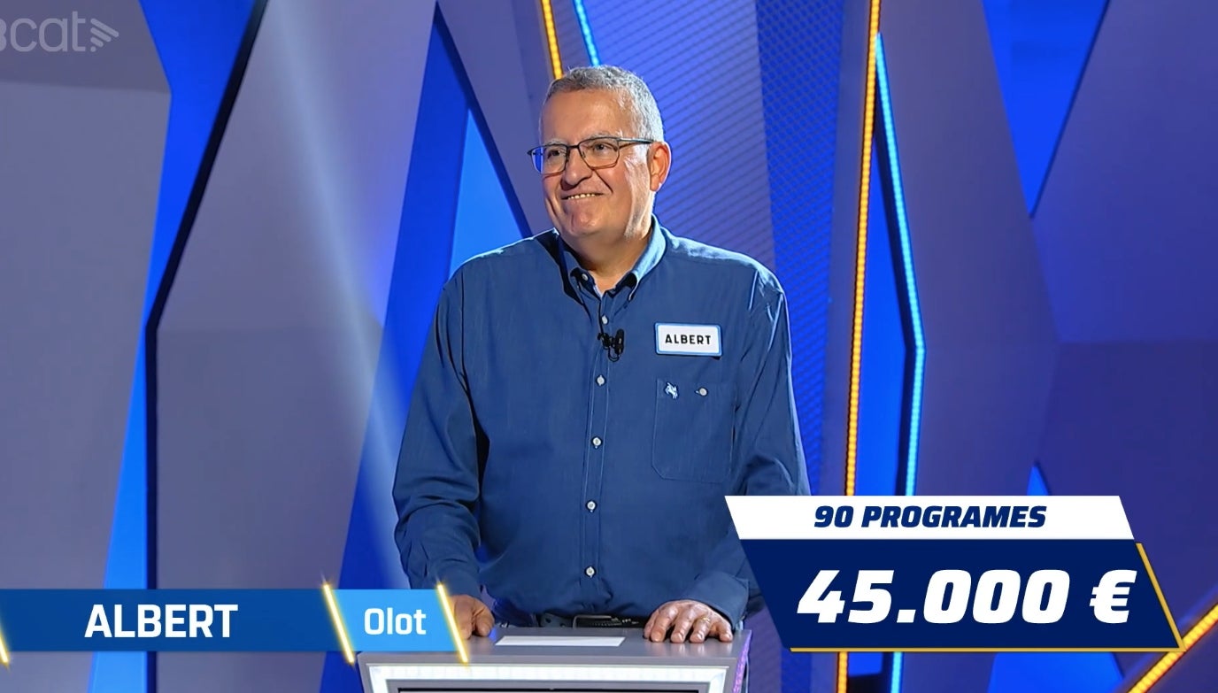 Albert se acerca a una meta histórica en 'Atrapa'm si pots' | 3Cat