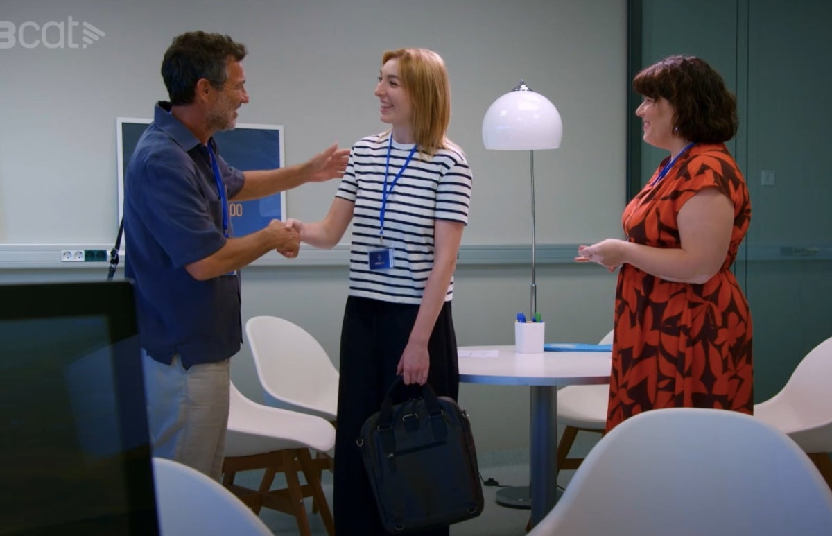 Andreu, Laura y Neus conforman el equipo del ensayo en 'Com si fos ahir' | 3Cat